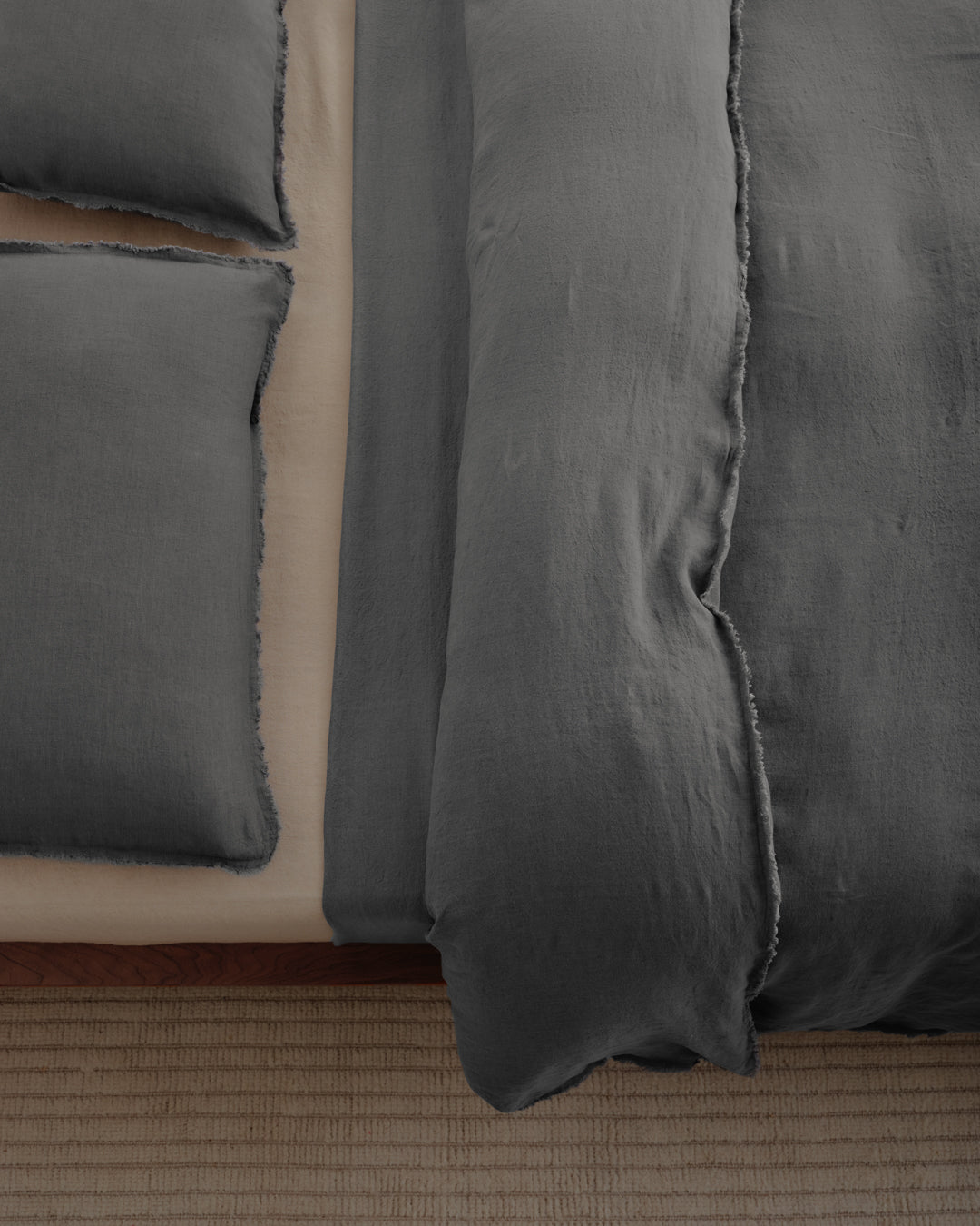 Linen Pillowcases | Charcoal Grey