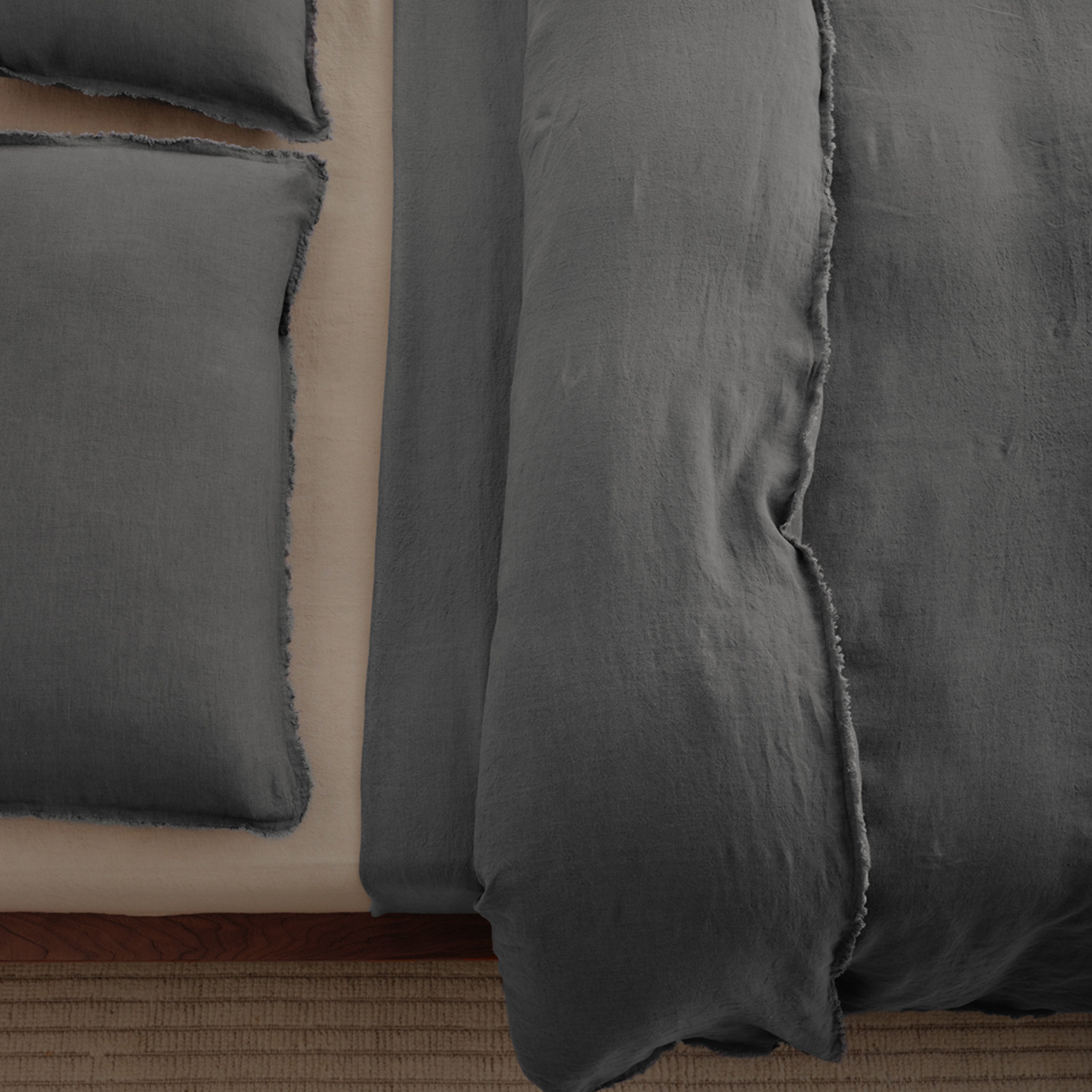 Flocca Linen Duvet Cover - Tempest