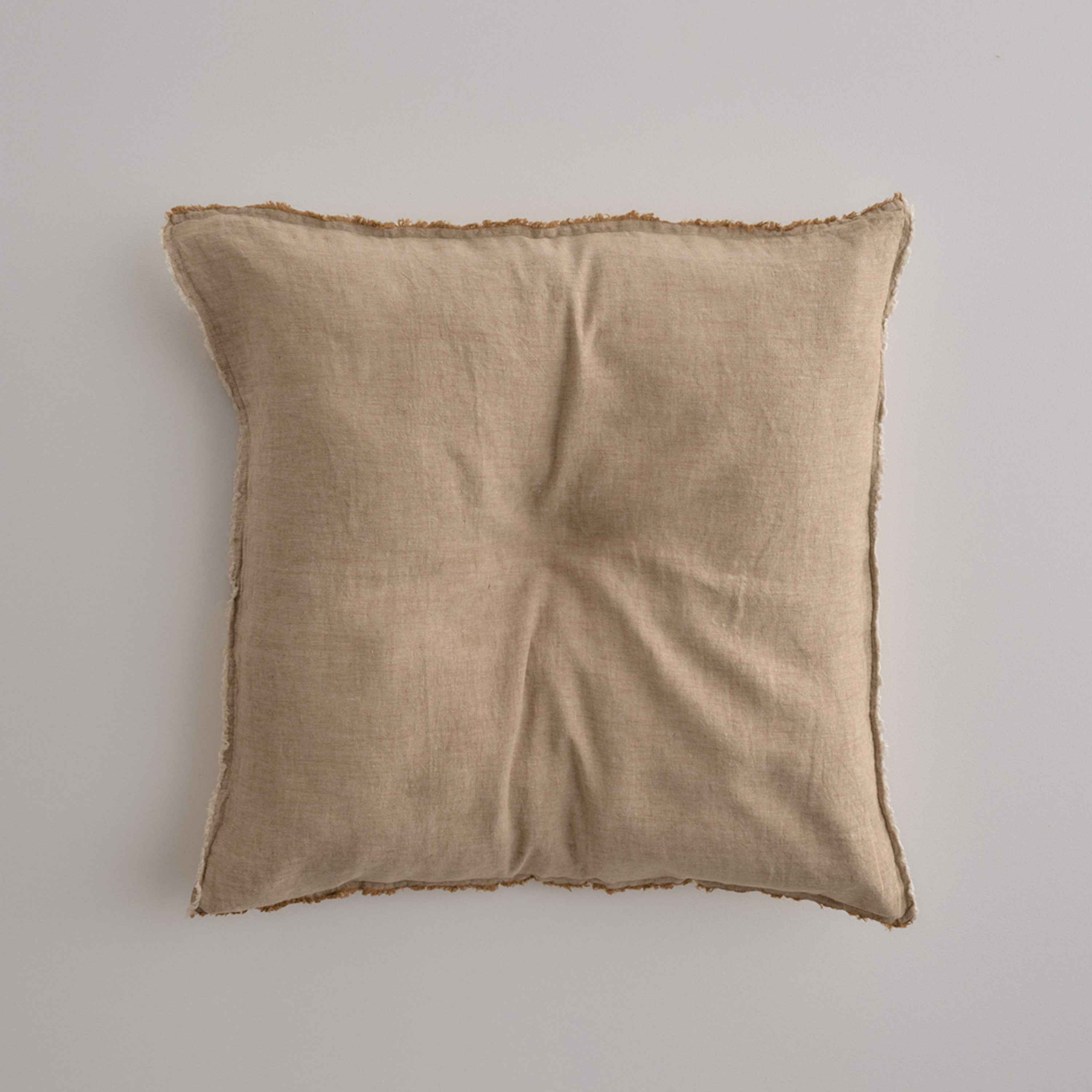 Flocca European Linen Pillowcase - Brun