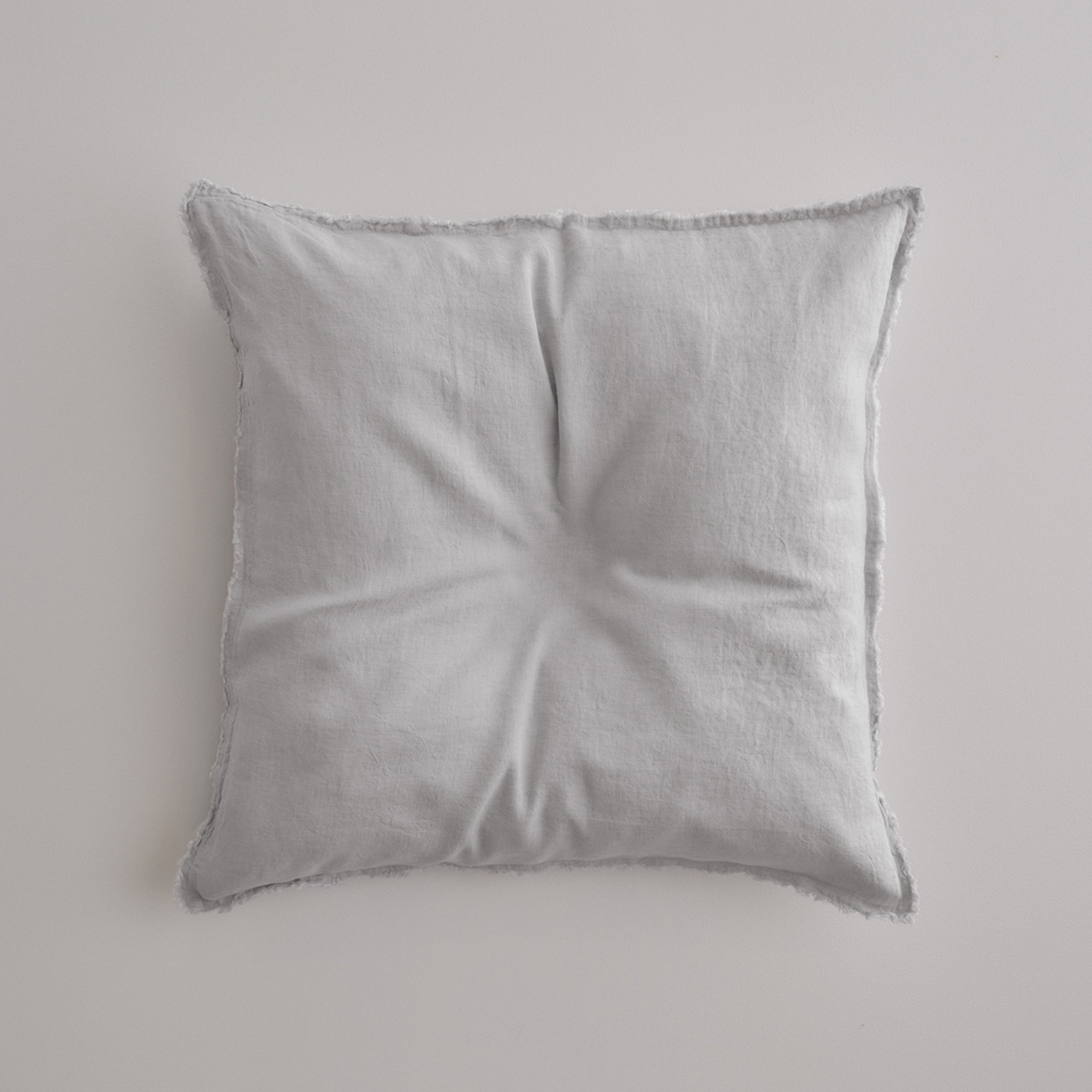 Flocca European Linen Pillowcase - Fog