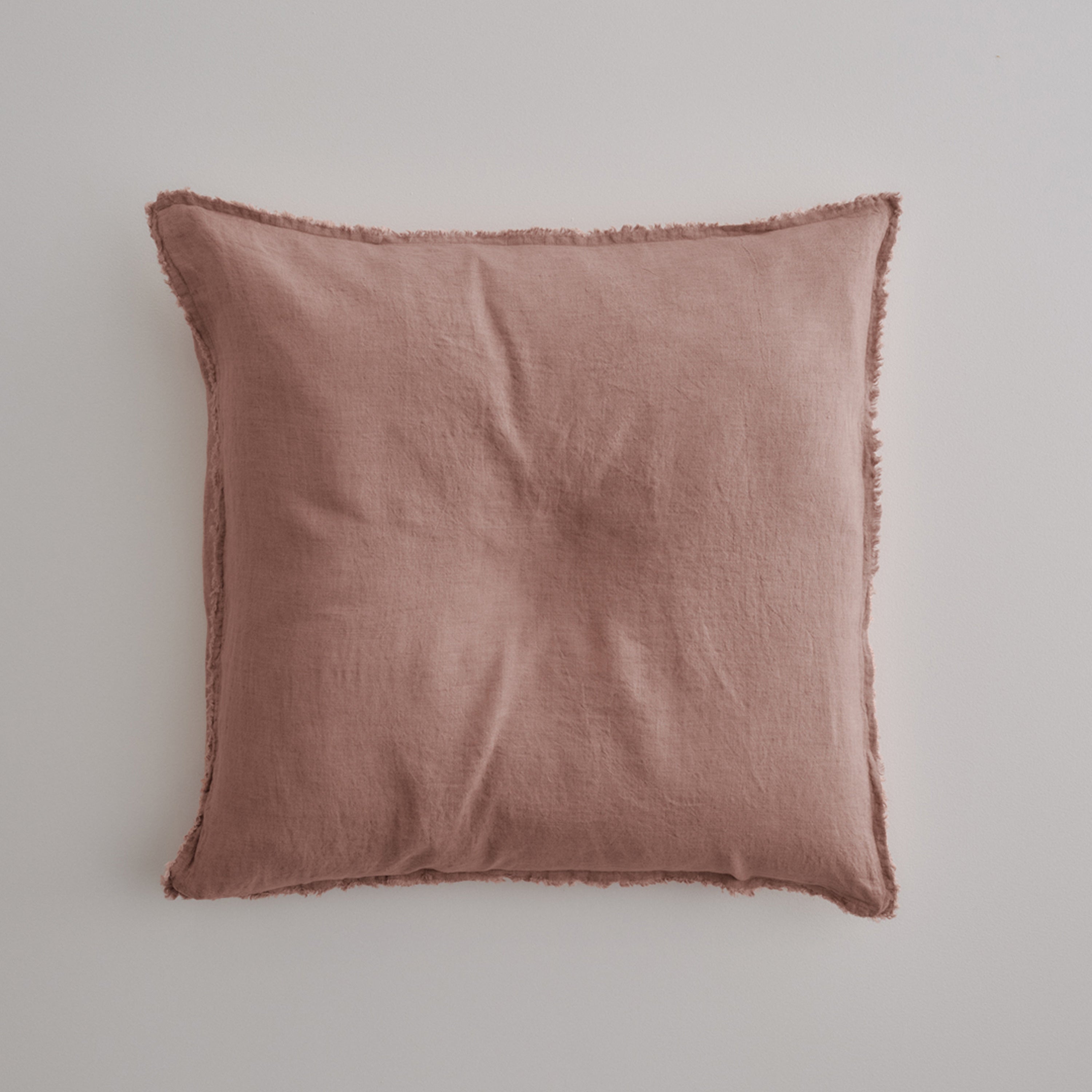 Flocca European Linen Pillowcase - Rosa