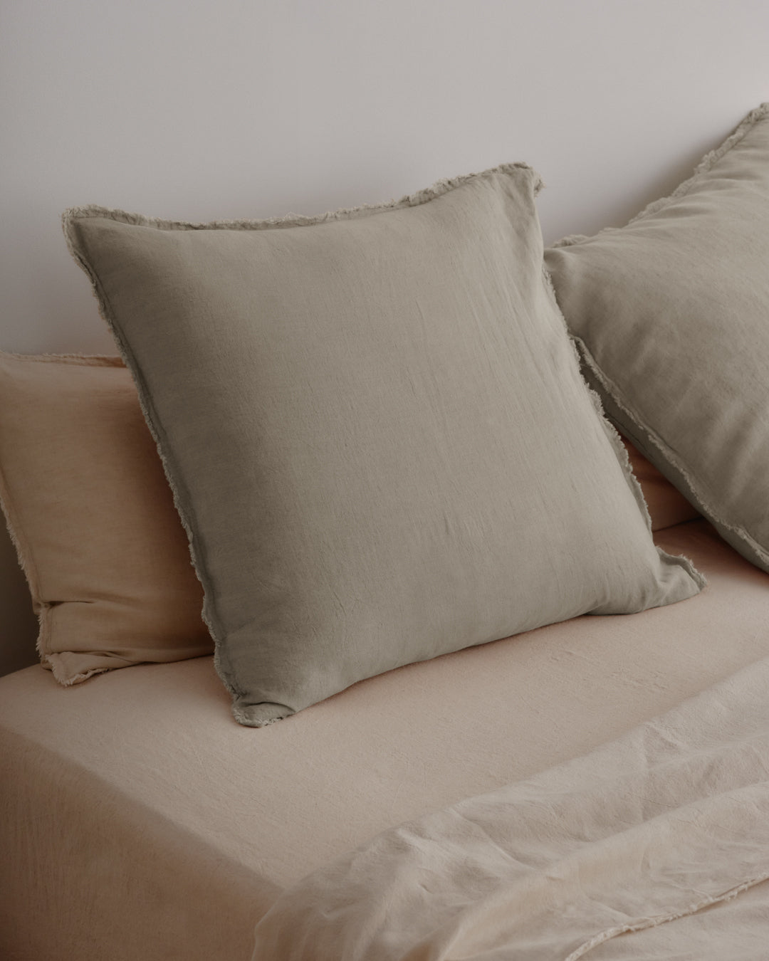 European Linen Pillowcases | Classic Taupe