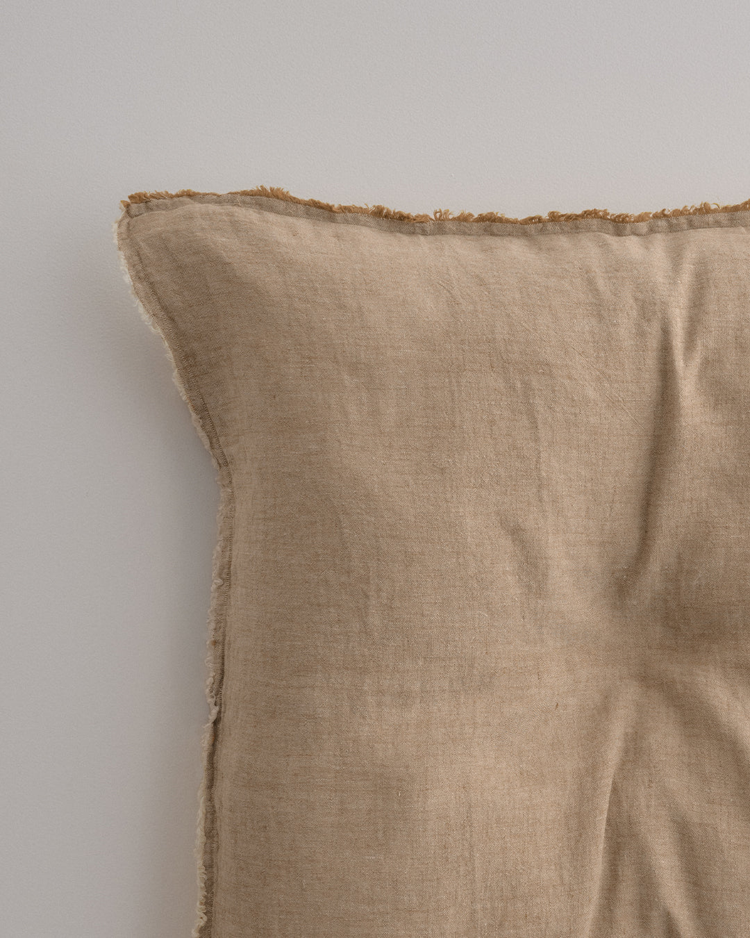 Flocca European Linen Pillowcase - Brun
