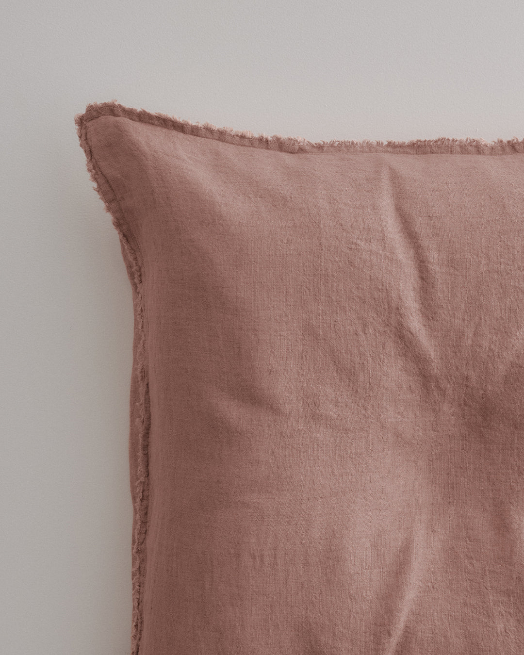 Flocca European Linen Pillowcase - Rosa