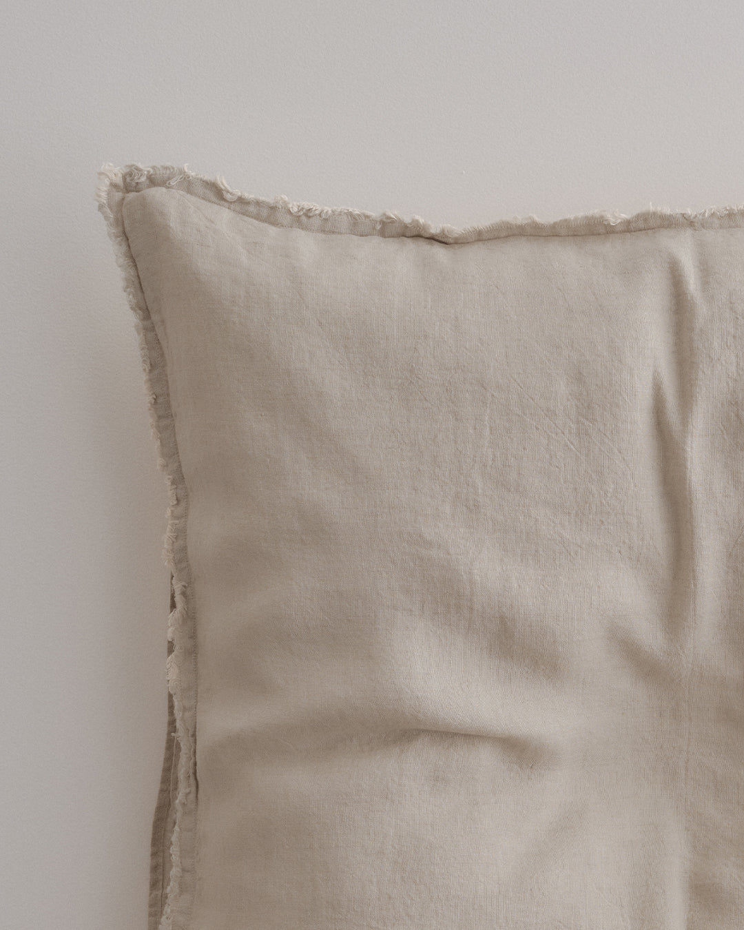 Flocca European Linen Pillowcase - Sable