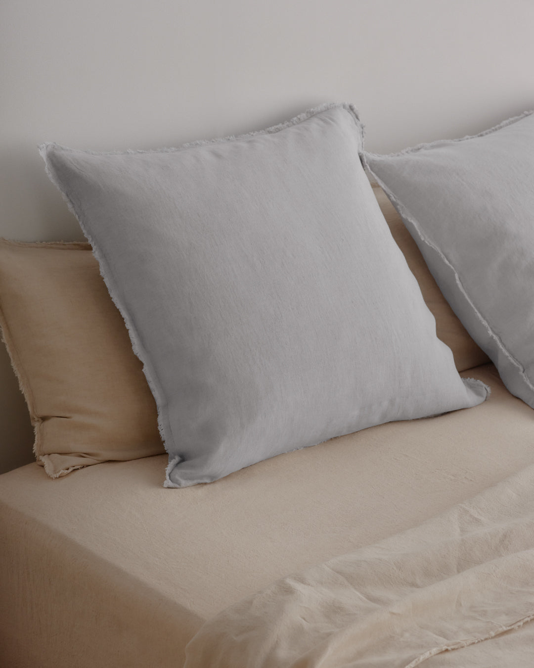 European Linen Pillowcases | Pale Grey