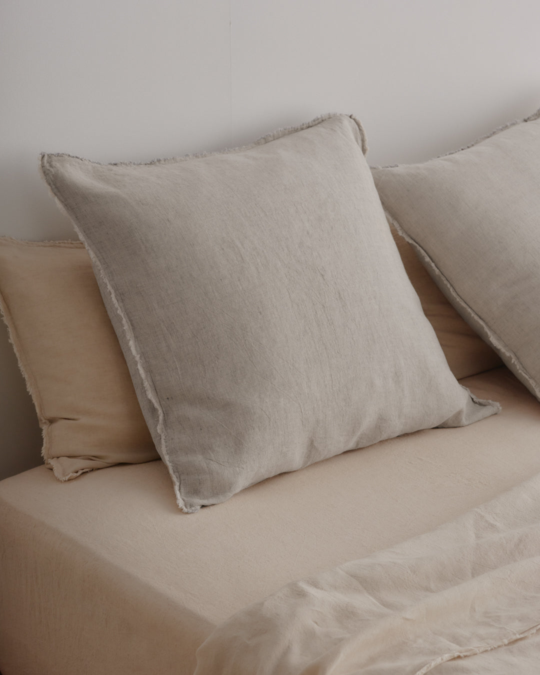 European Linen Pillowcases | Sandy Grey