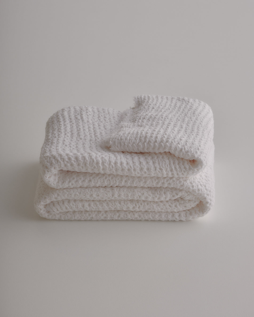 Linen Blanket | Antique White Luxury Throw