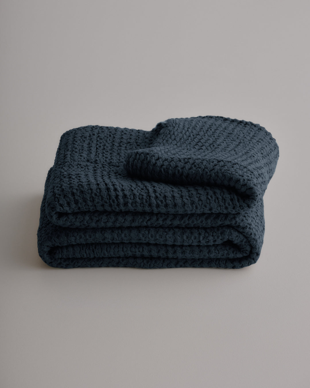Linen Blanket | Navy Blue