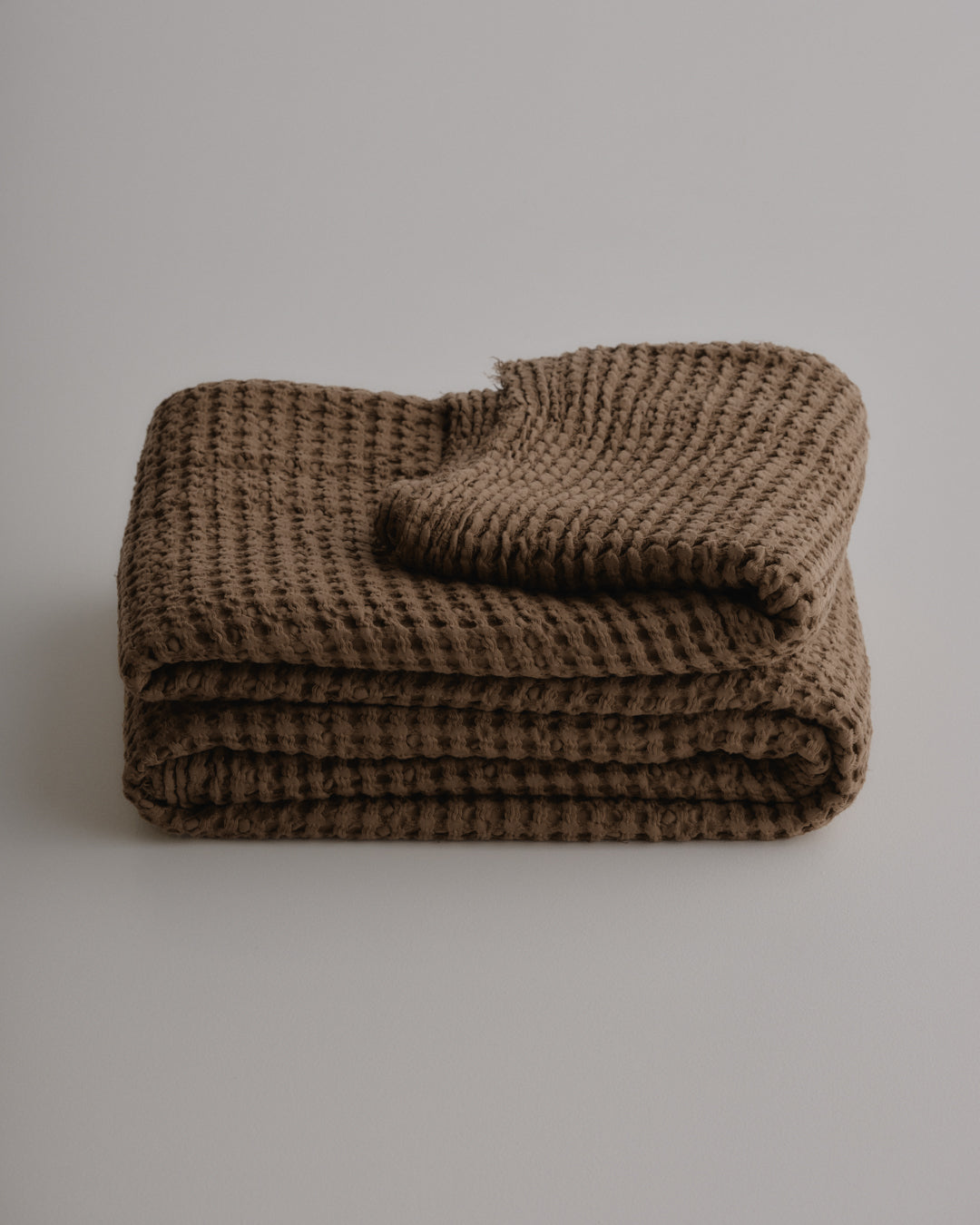 Linen Blanket | Chocolate Brown Throw