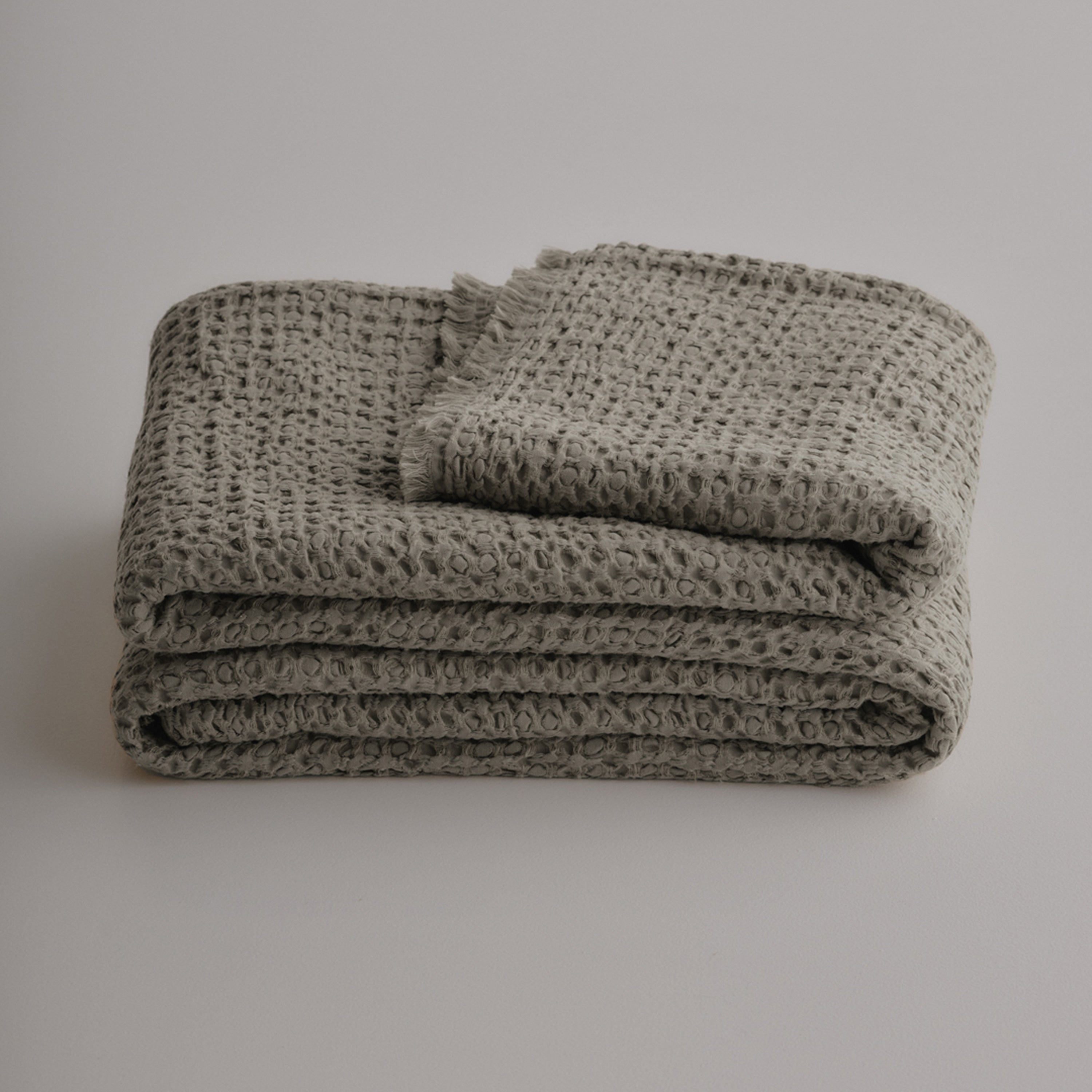 Flocca Linen Blanket - Elk