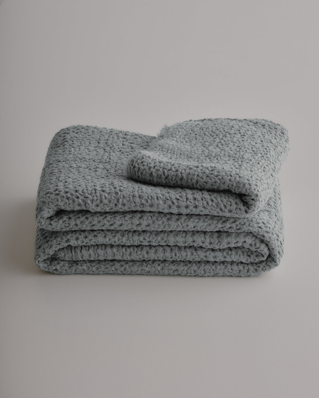 Linen Blanket | Cornflower Blue Throw