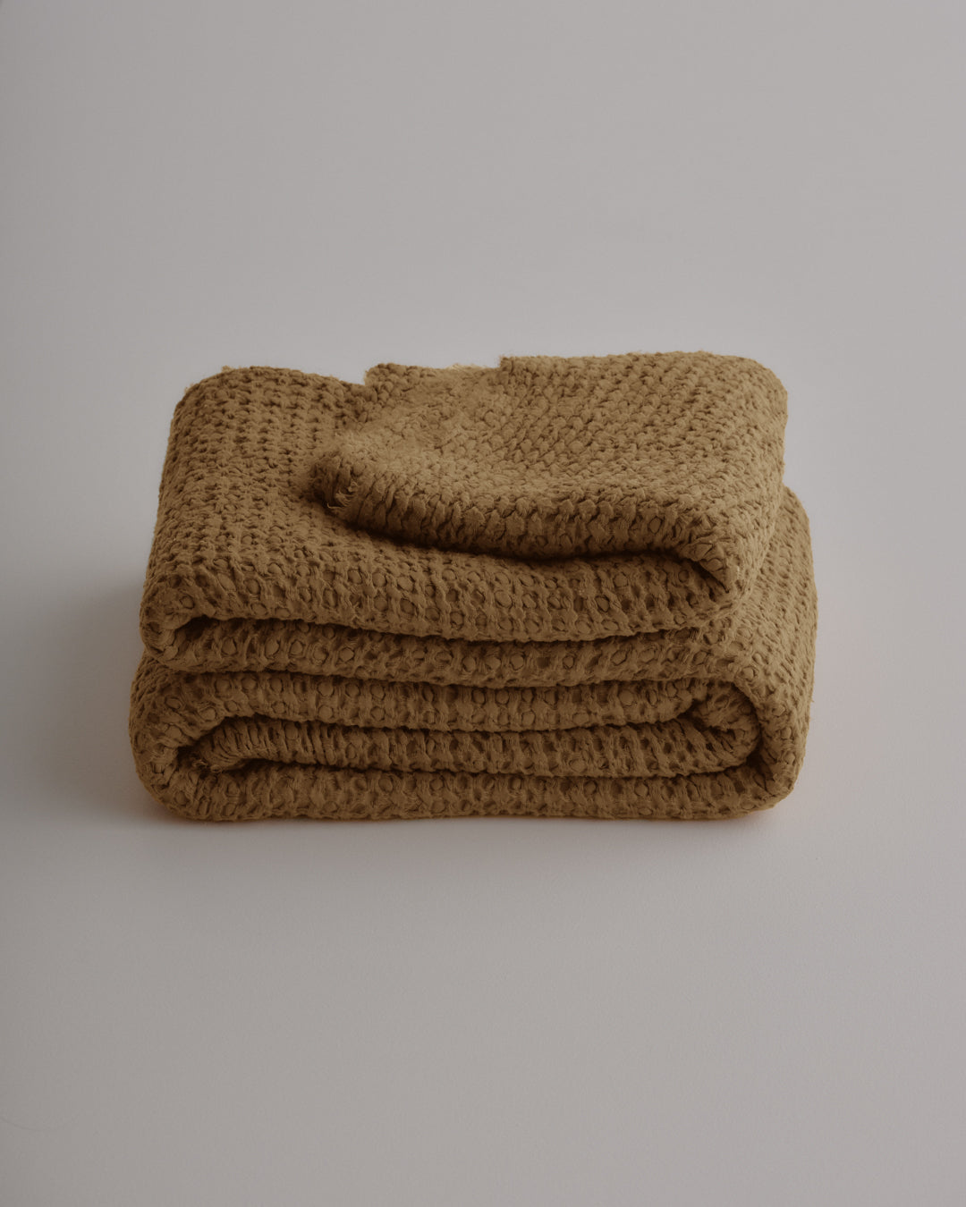 Linen Blanket | Rust Tone Luxury Throw