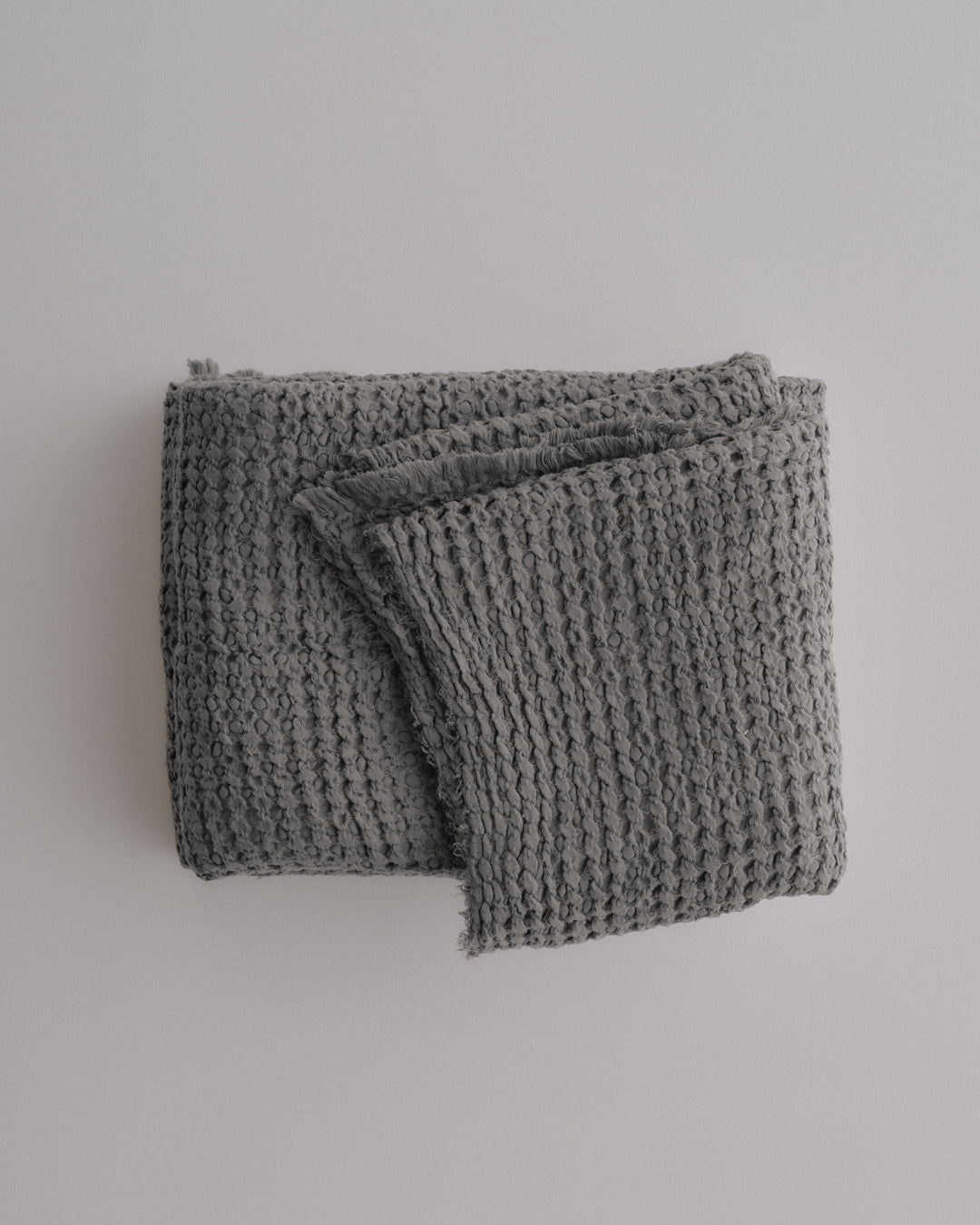 Linen Blanket | Charcoal Grey Luxury Throw