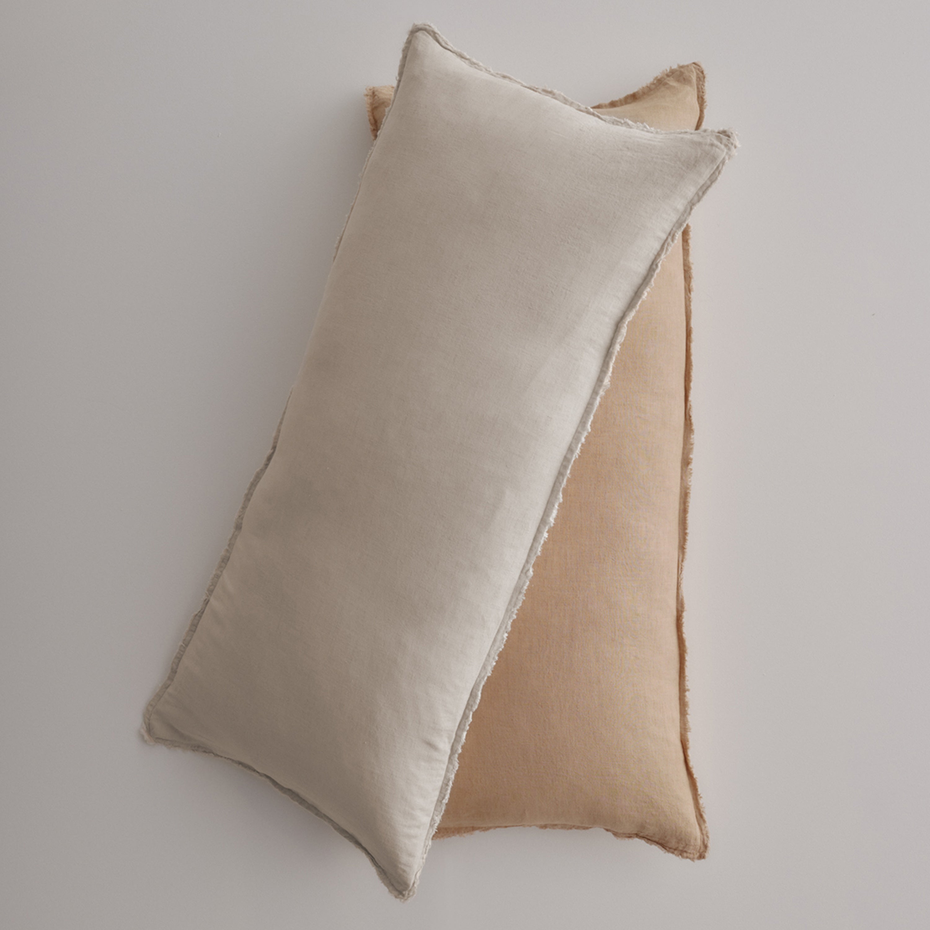 Flocca Linen Body Pillow - Sable