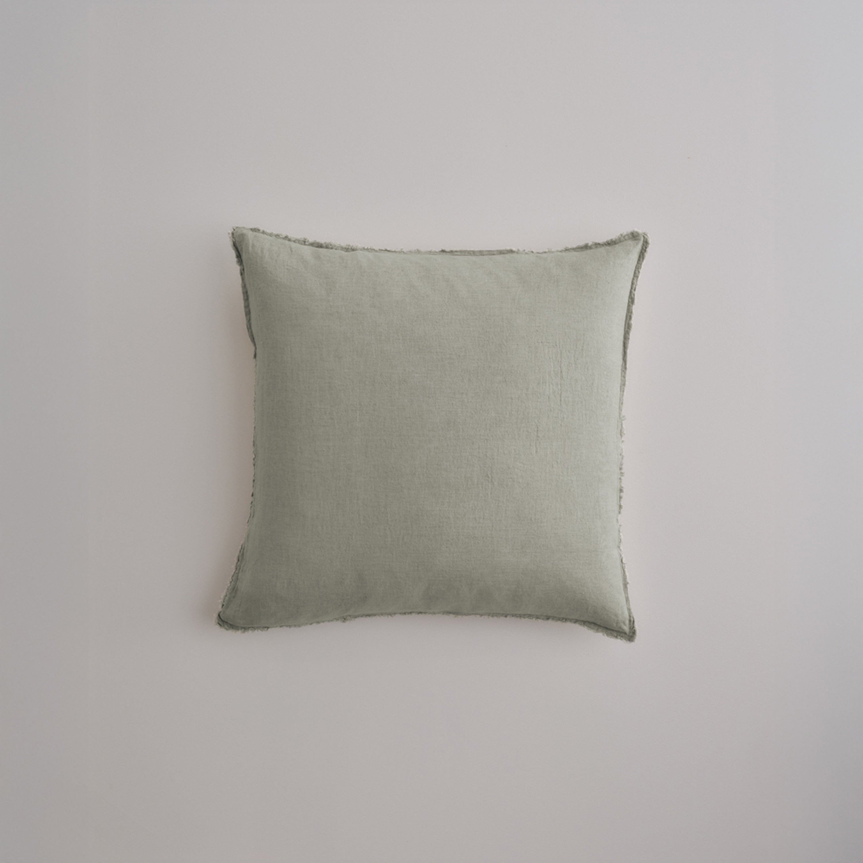 Flocca Linen Cushion - Argent