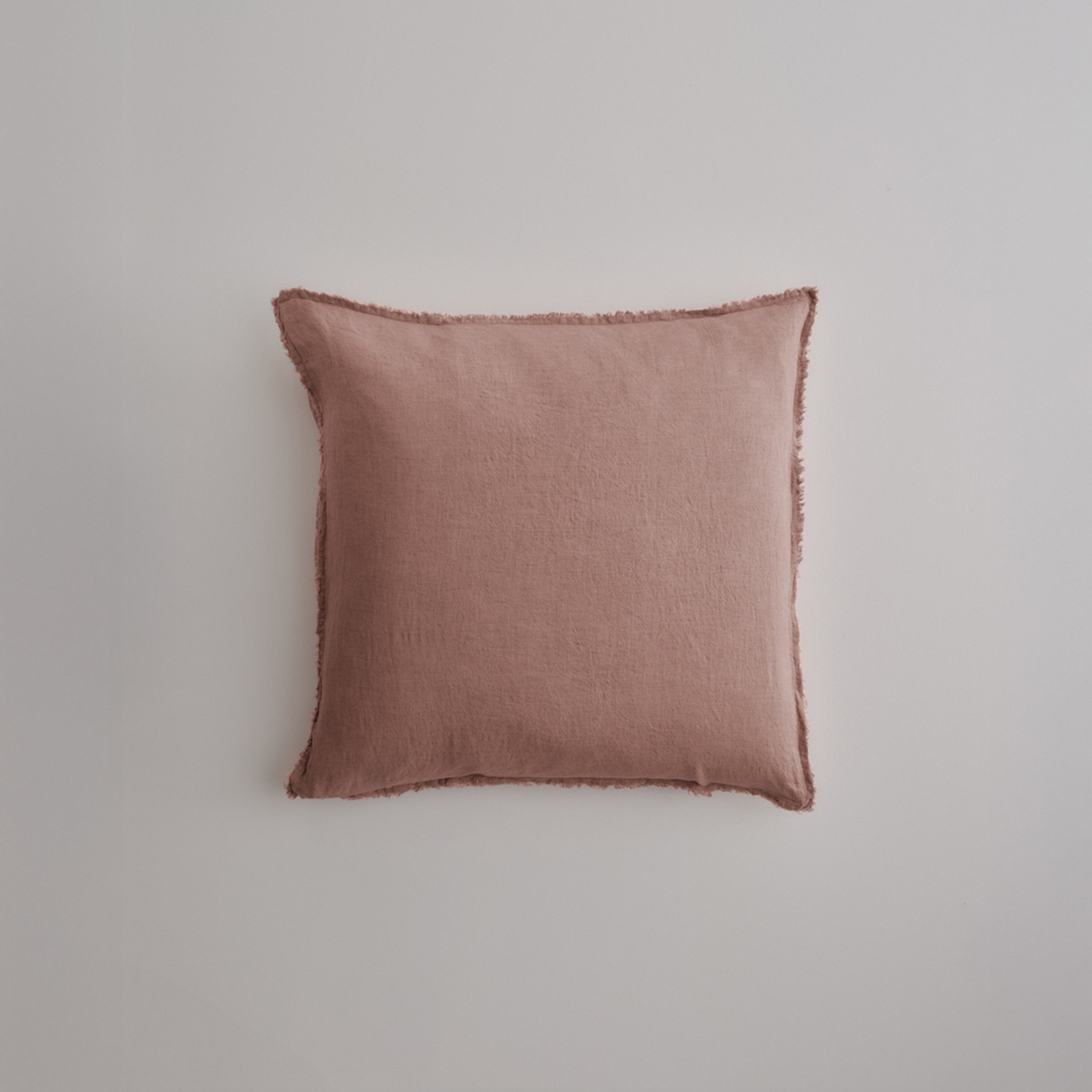 Flocca Linen Cushion - Rosa