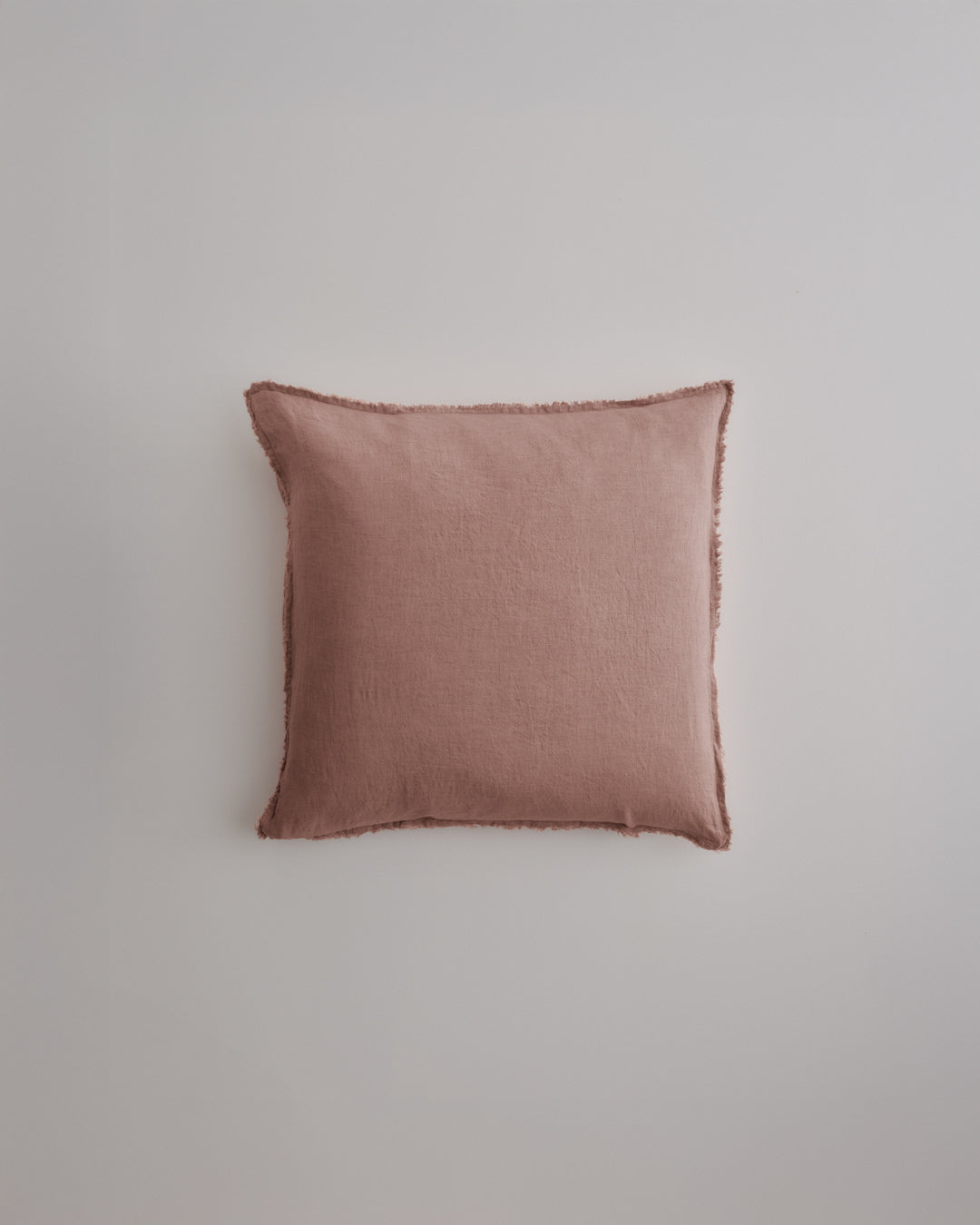 Linen Cushion & Cover | Clay Pink