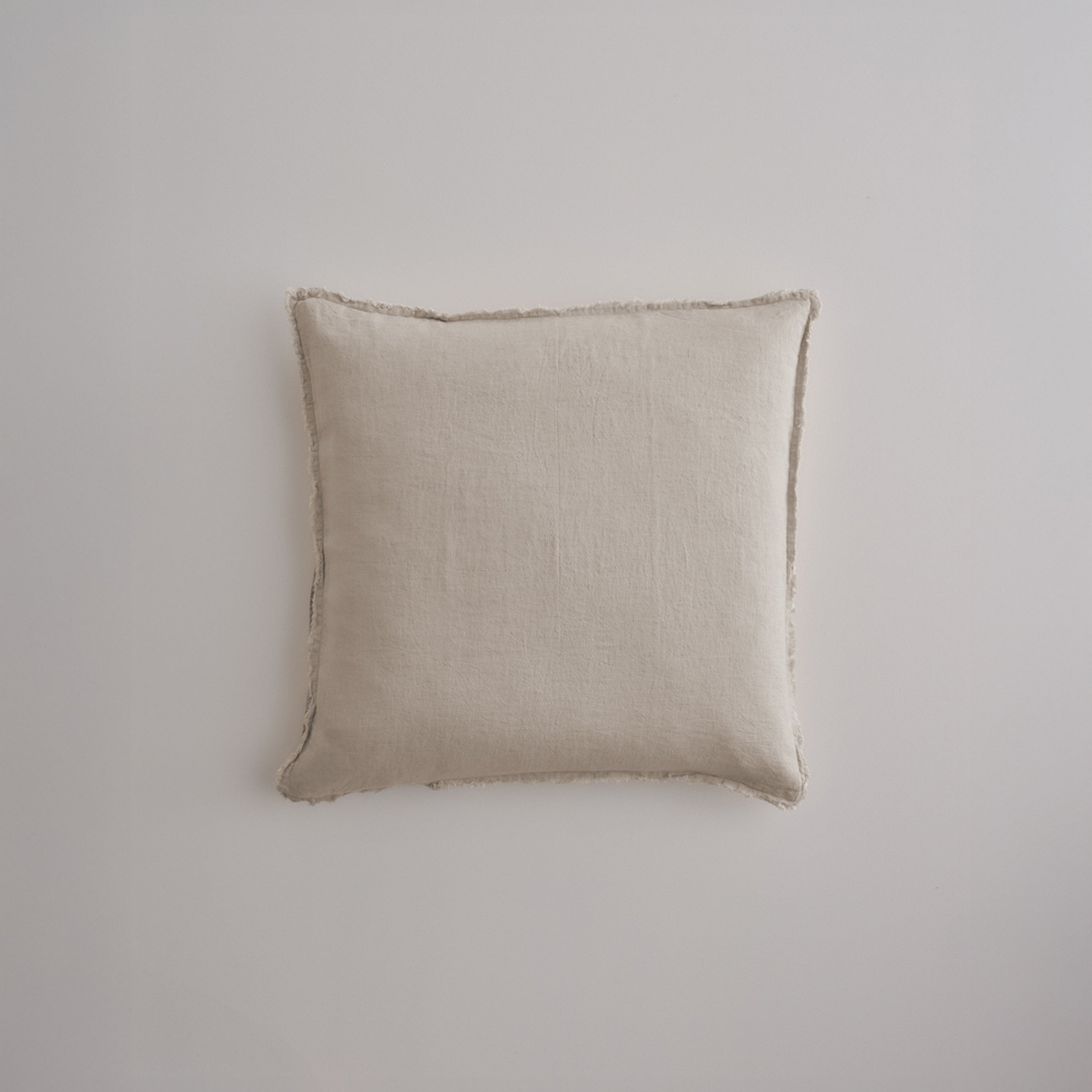Flocca Linen Cushion - Sable