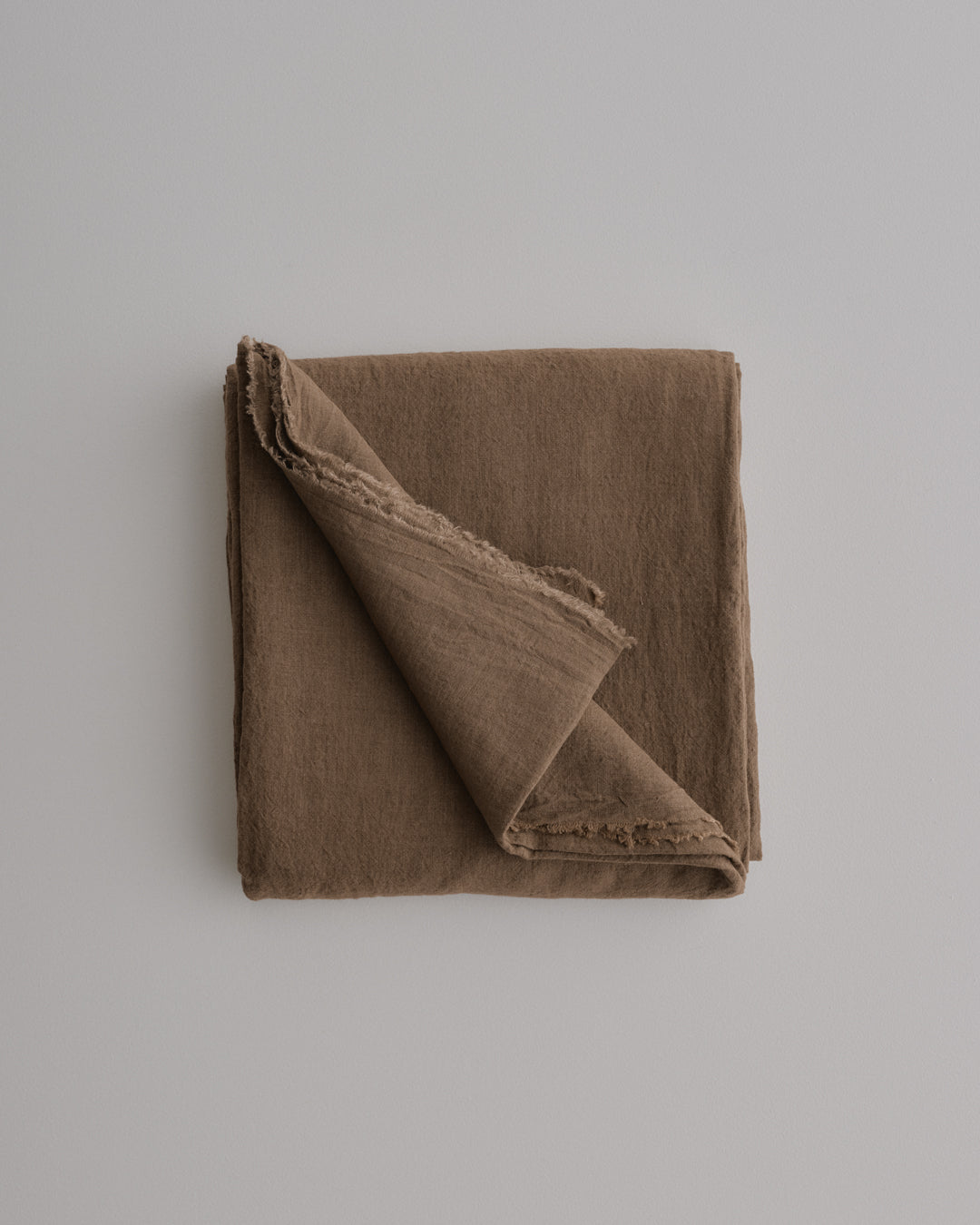 Linen Duvet Cover | Chocolate Brown