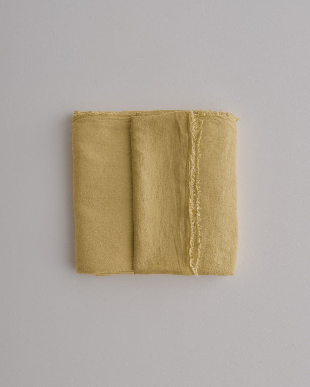 Linen Flat Sheet | Muted Gold