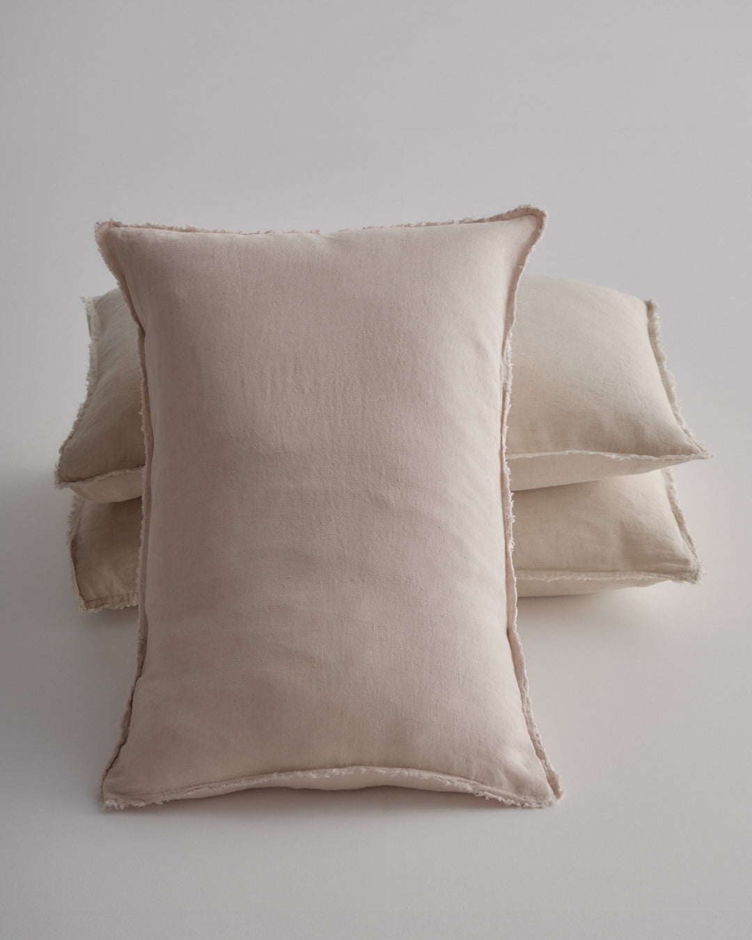 Flocca Linen Pillowcase | Earthy Pink
