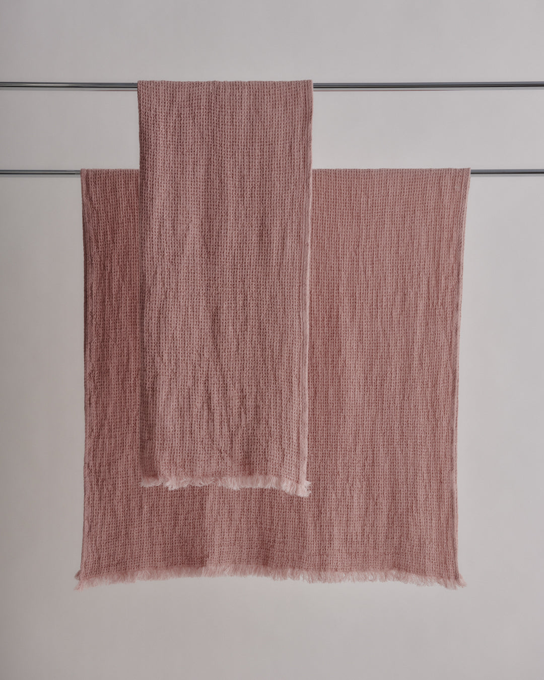 Luxury Linen Bath Towel | Clay Pink