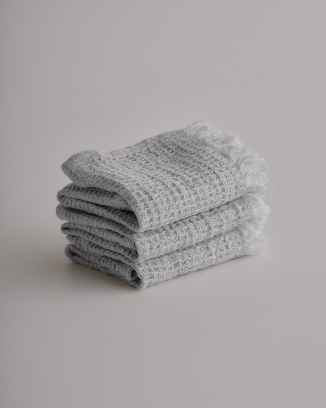 Linen Face Towel | Pale Grey