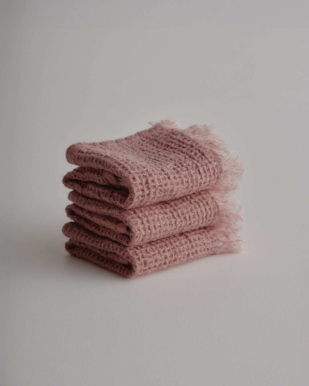 Linen Face Towel | Clay Pink