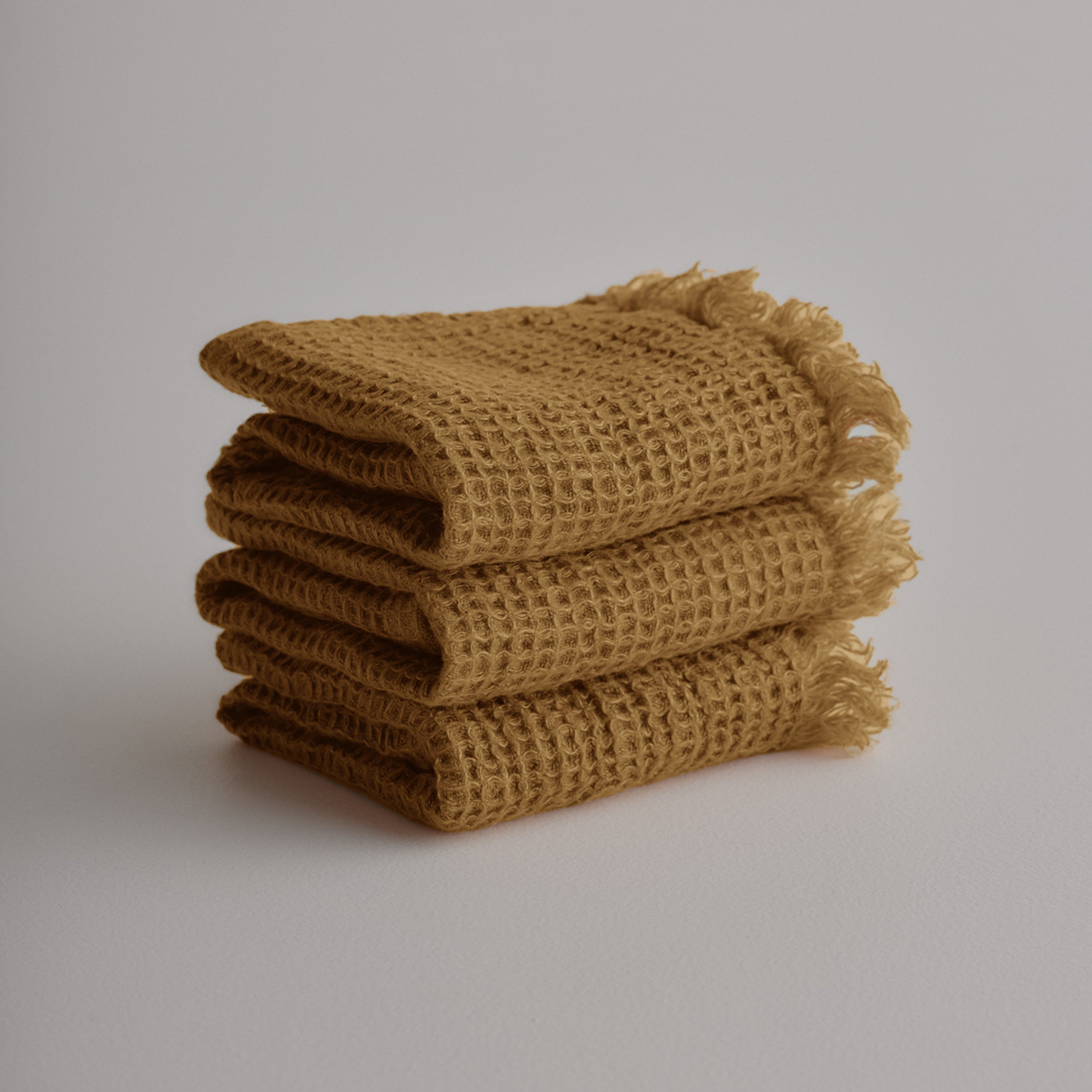 Flocca Linen Face Towel - Russo