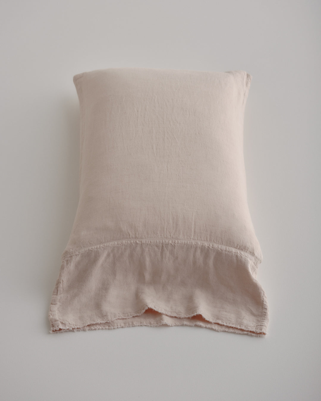 Long Linen Pillowcases | Earthy Pink