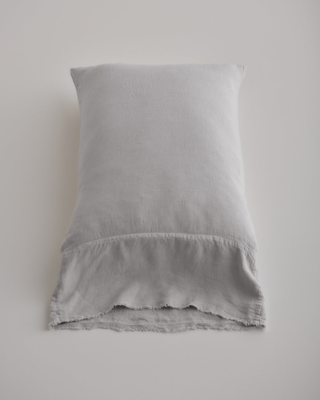 Long Linen Pillowcases | Pale Grey