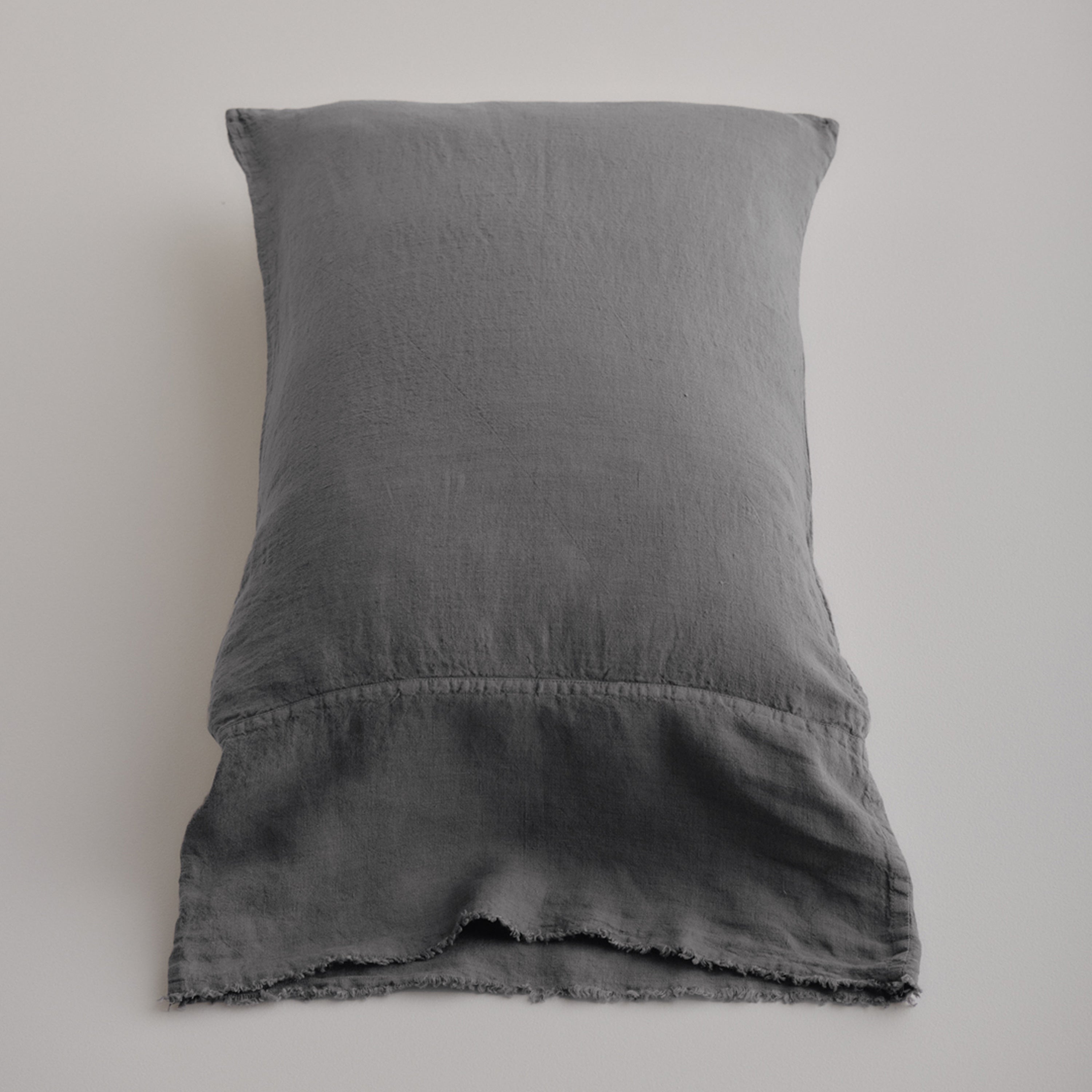 Flocca Long Linen Pillowcase - Tempest
