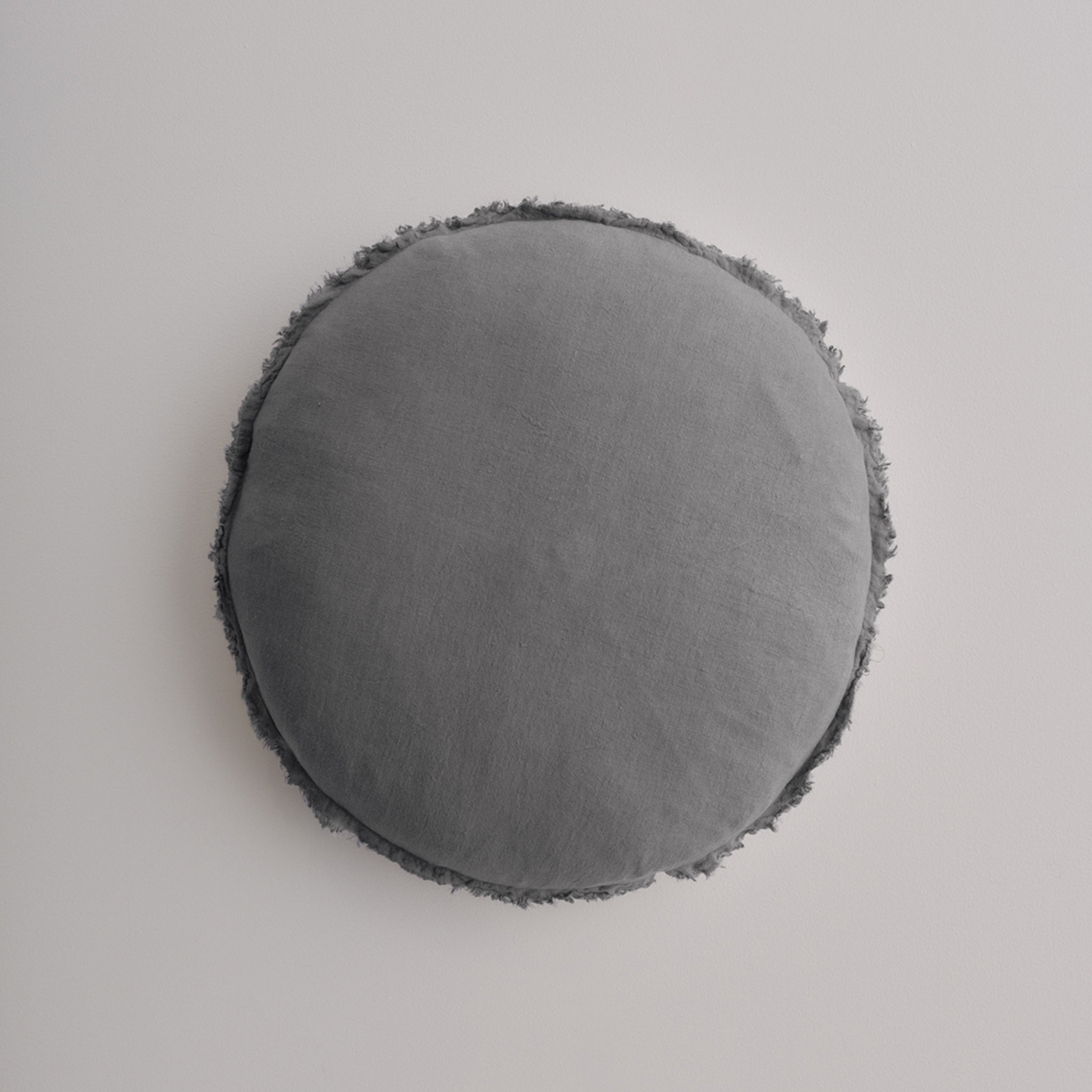 Flocca Macaron Linen Cushion - Tempest