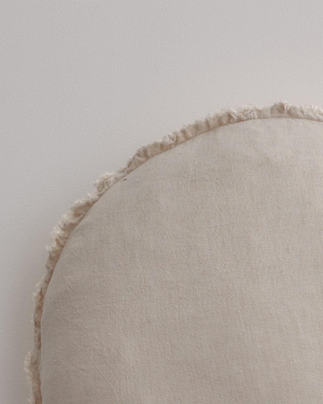 Flocca Macaron Linen Cushion - Sable