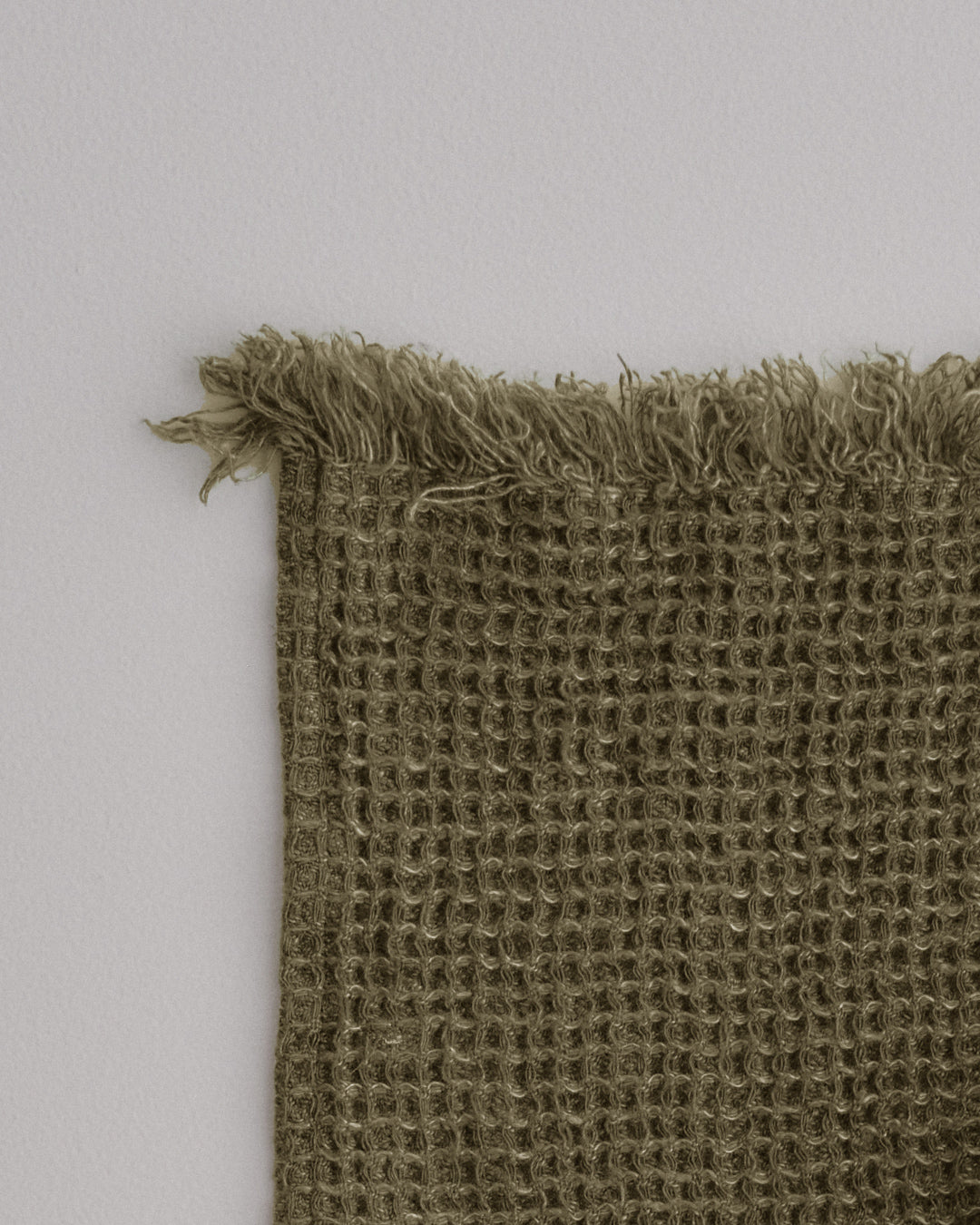 Flocca Linen Face Towel - Armee