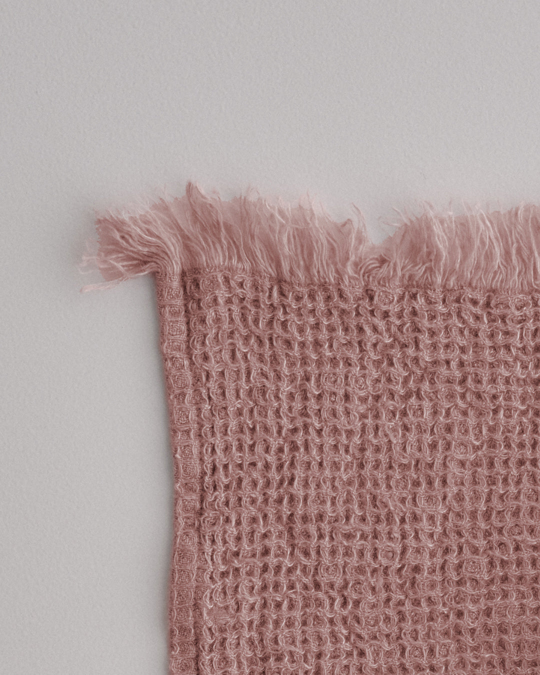 Flocca Linen Face Towel - Rosa