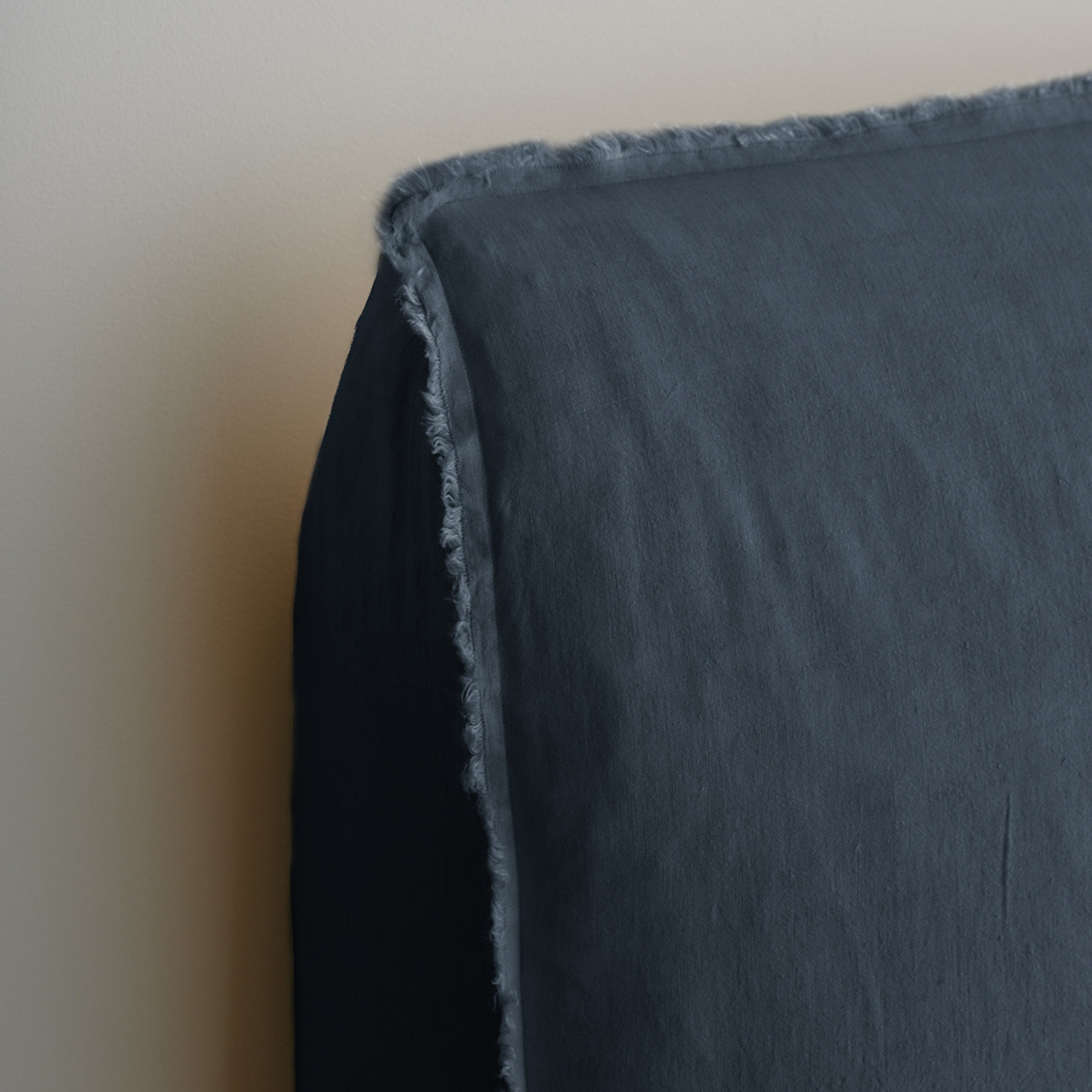 Flocca Linen Bedhead Short - Bateau