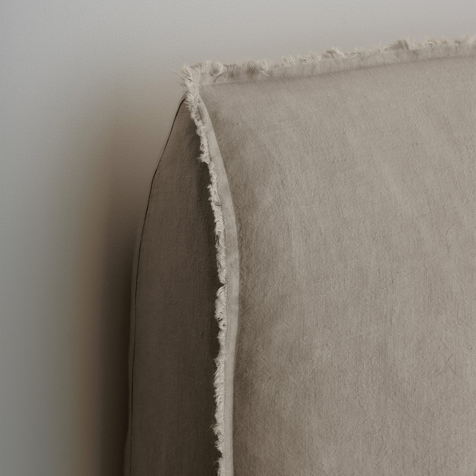 Flocca Linen Bedhead Tall - Cep