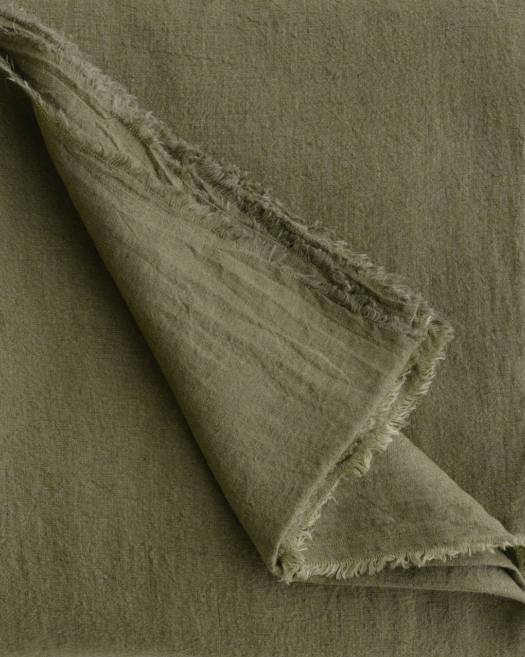 Flocca Linen Bedhead Short - Armee