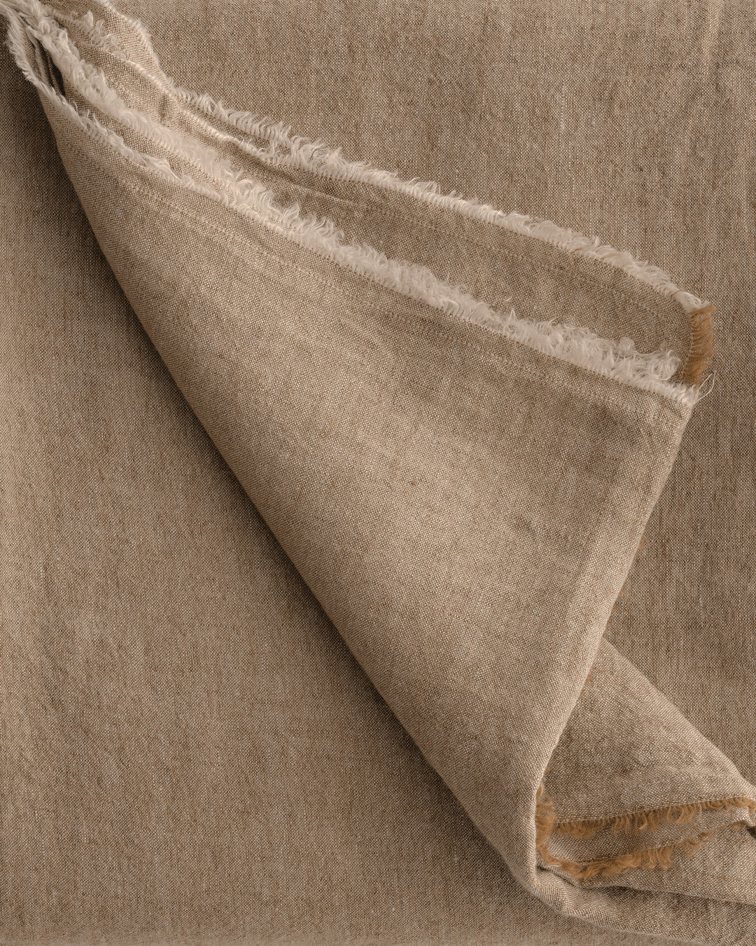 Flocca Linen Bedhead Tall - Brun