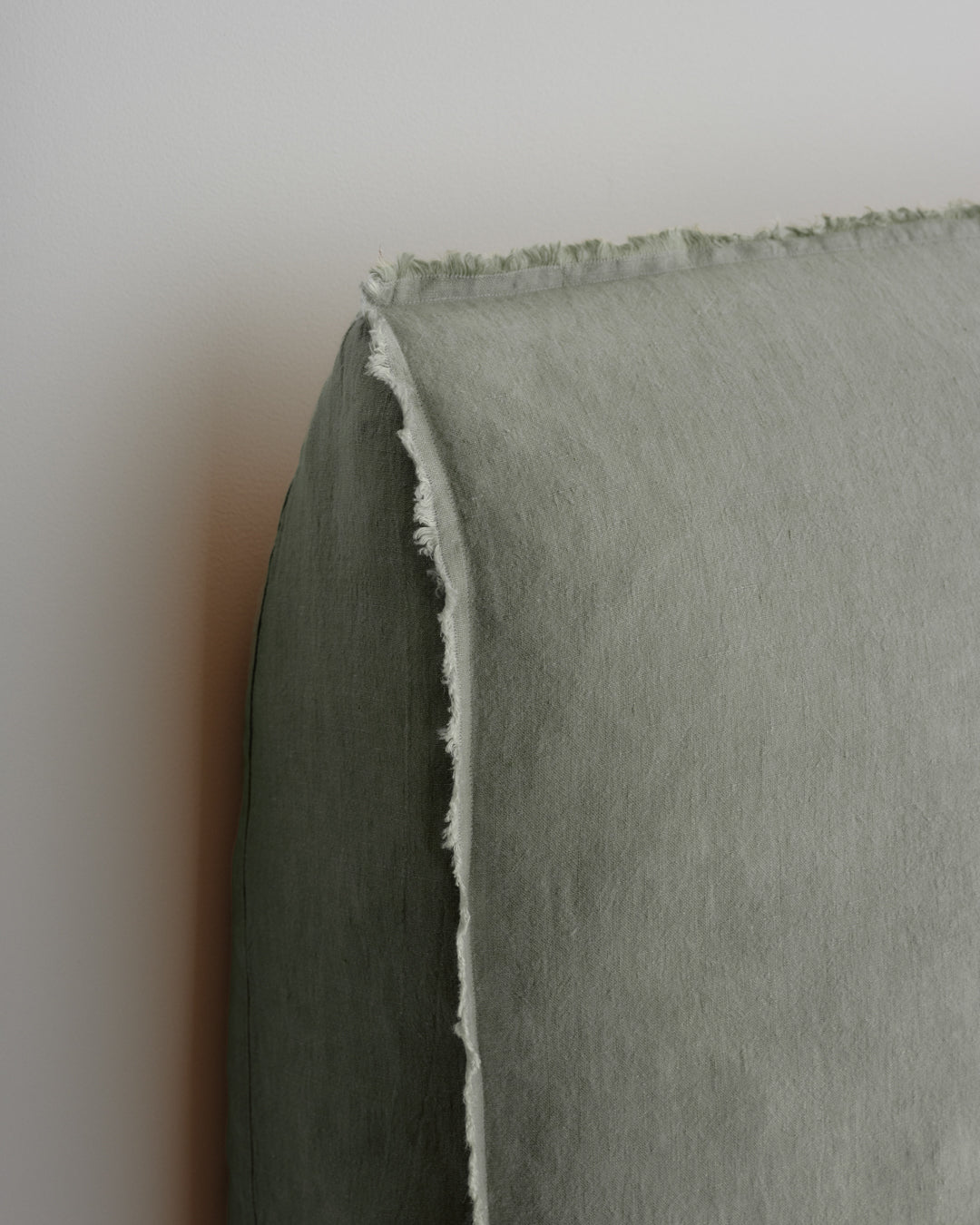 Short Linen Bedhead | Oceanic Green Blue