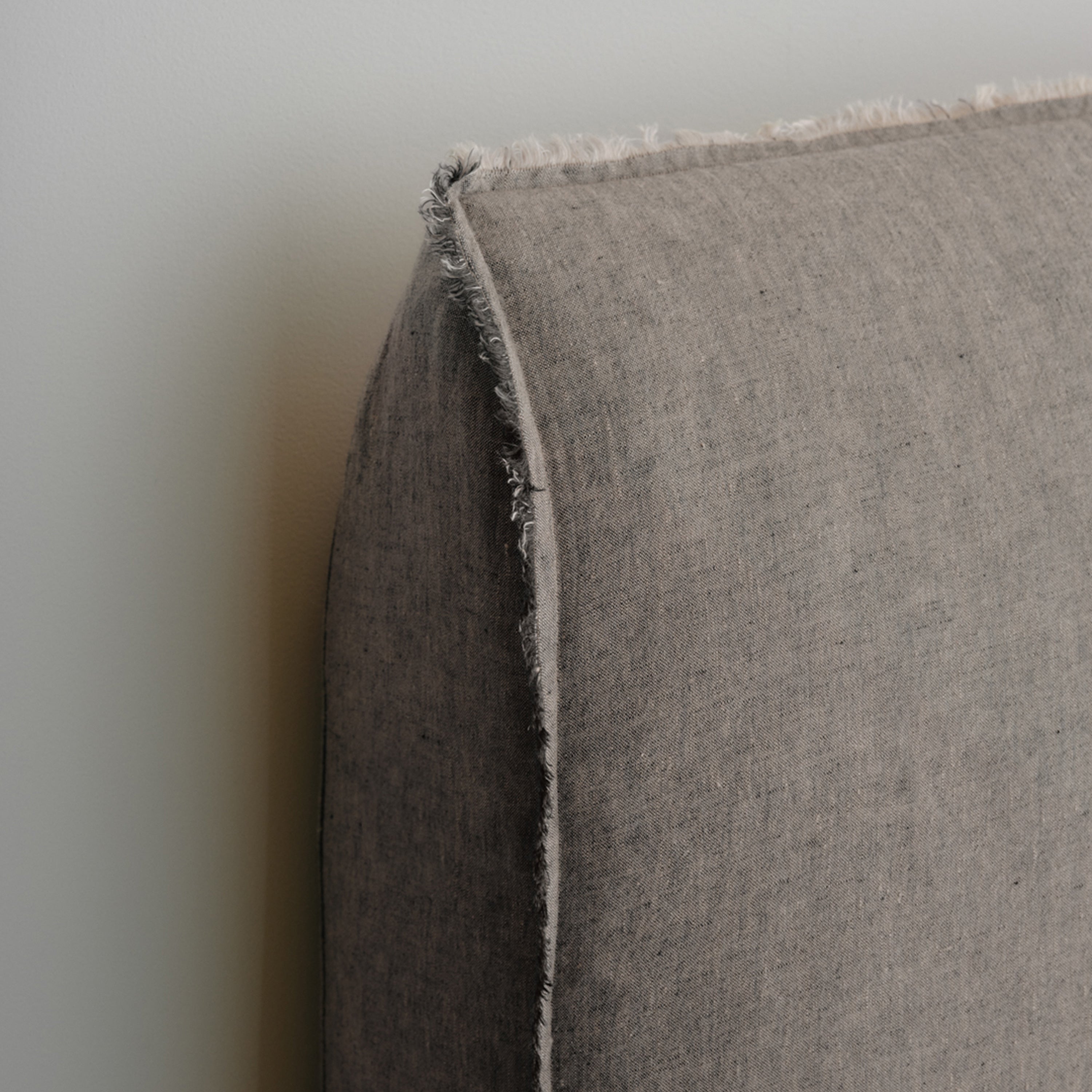 Flocca Linen Bedhead Tall - Nox