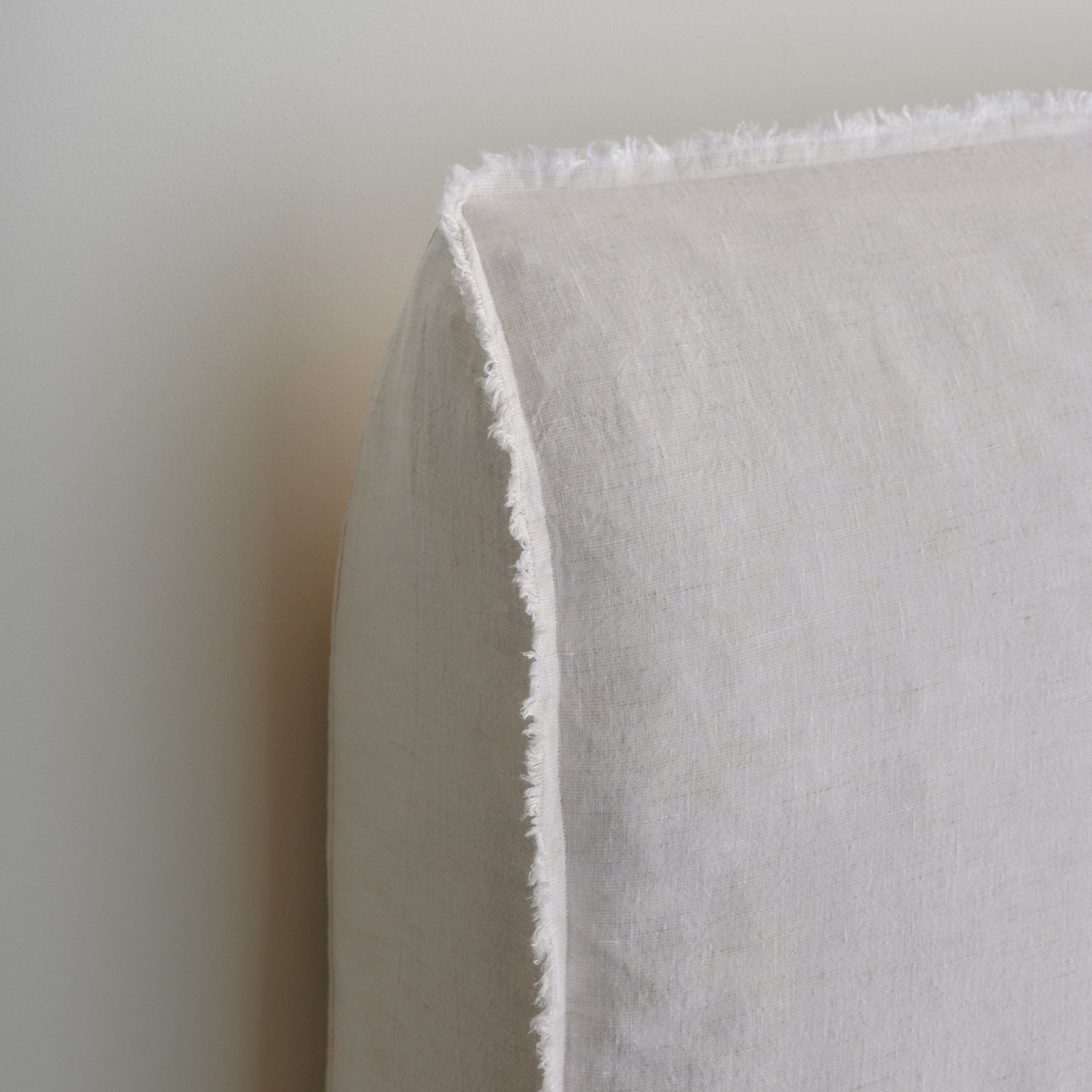 Flocca Linen Bedhead Tall - Petra