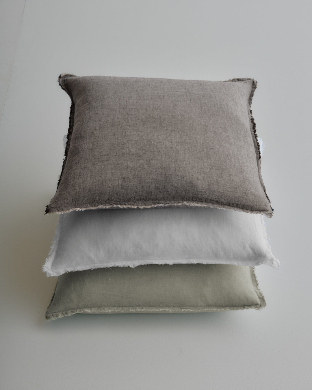 Linen Cushion & Cover | Antique White