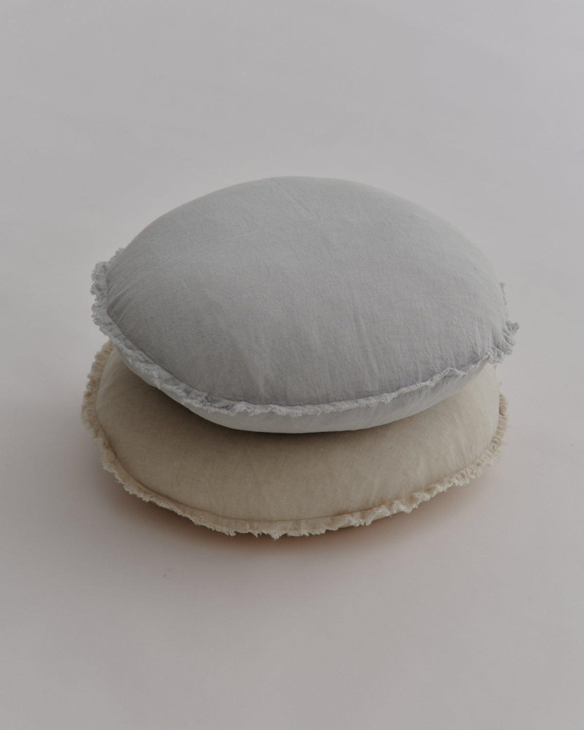 Flocca Linen Macaron Cushion - Sable