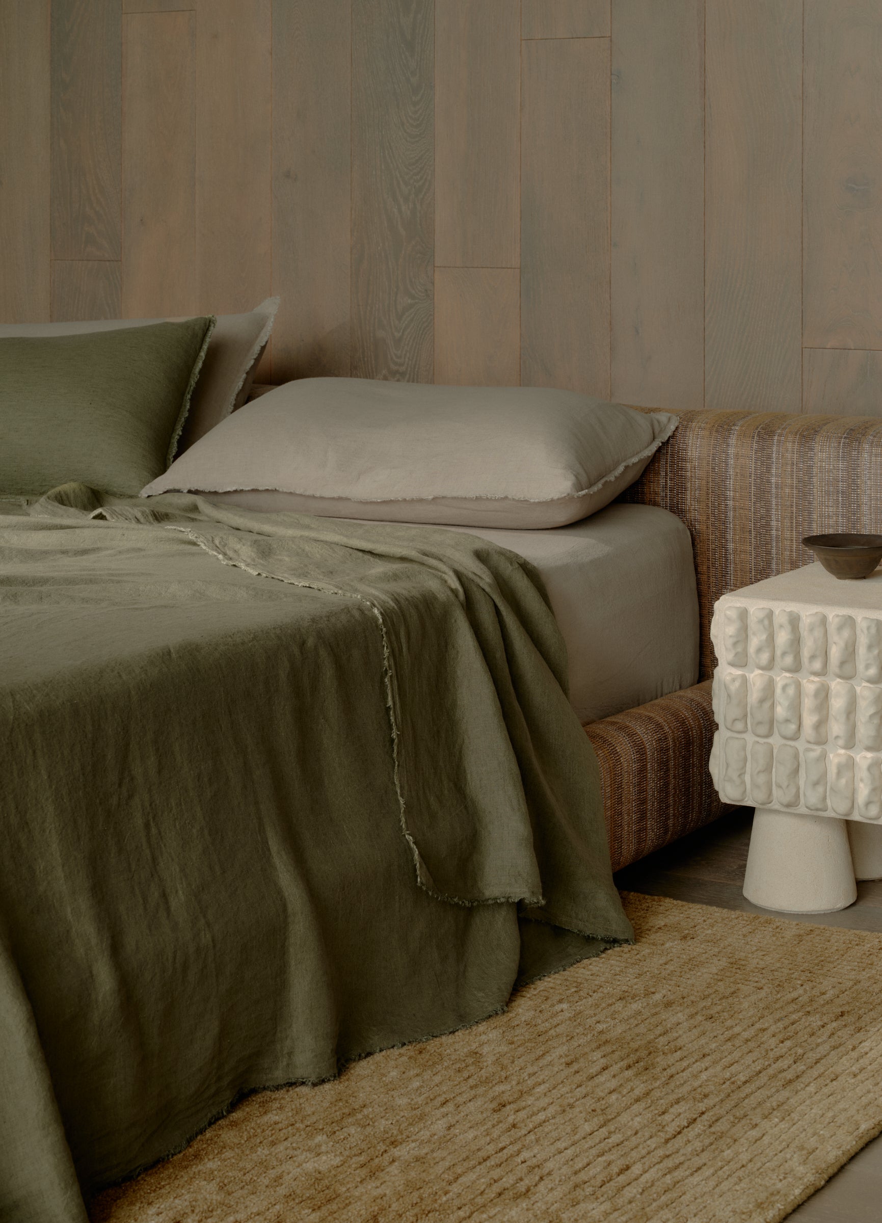 Basix Linen Fitted Sheet - Cep