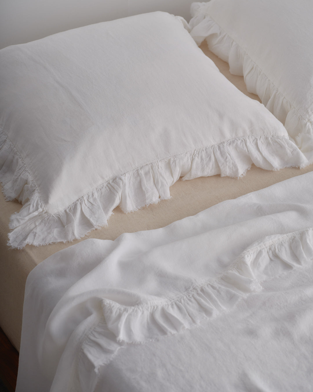 Linen European Pillowcase | Antique White