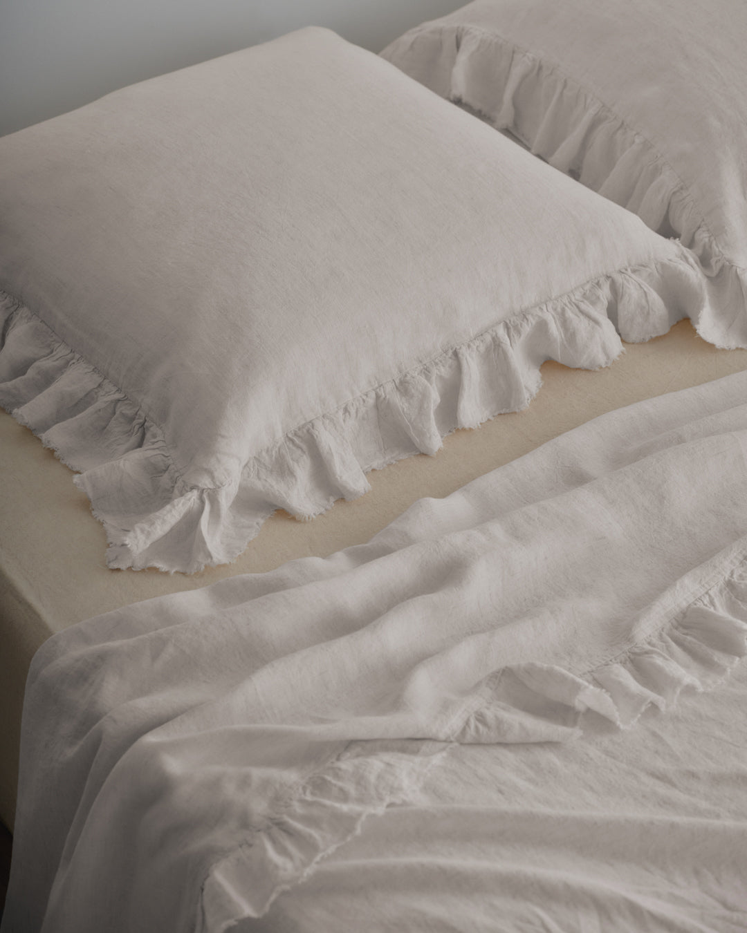 Linen European Pillowcase | Pale Stone