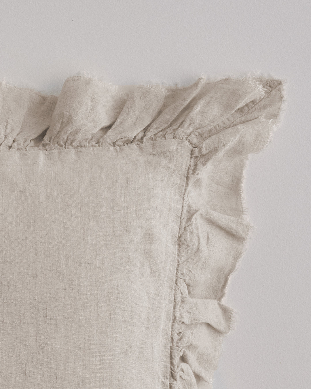 Kristine Linen Euro Pillowcase - Sable